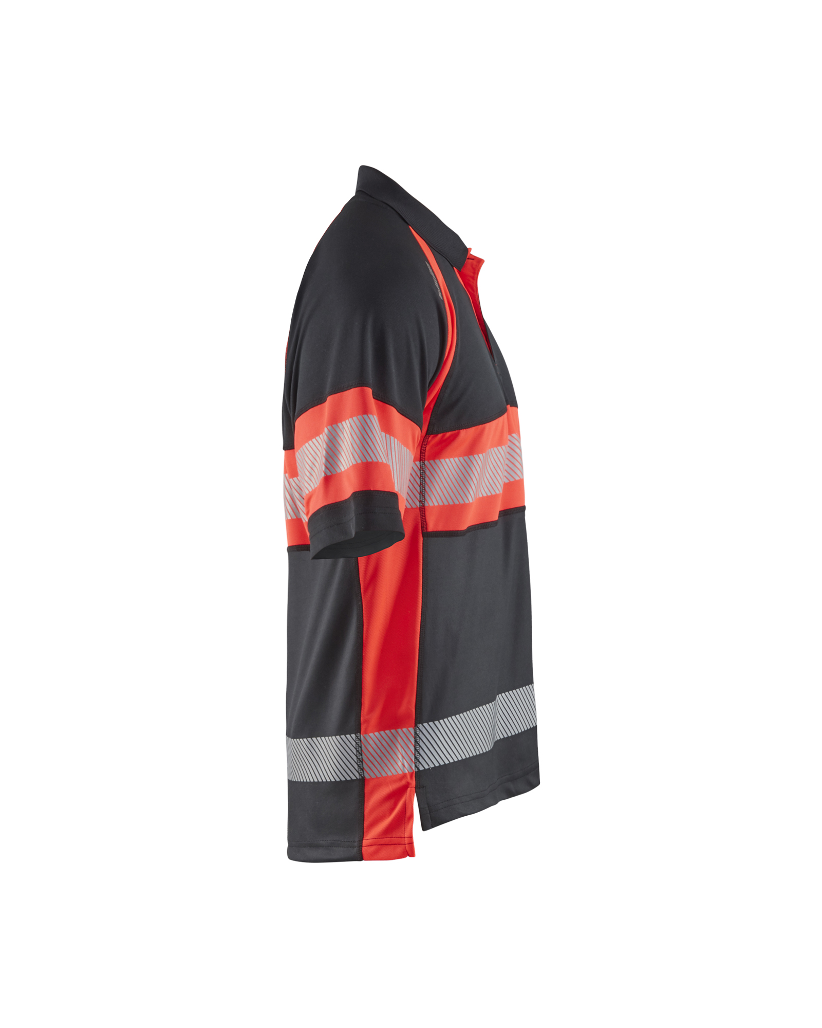 Polo haute-visibilité anti-UV 3338 Noir/Rouge fluo Blaklader - 333810519955