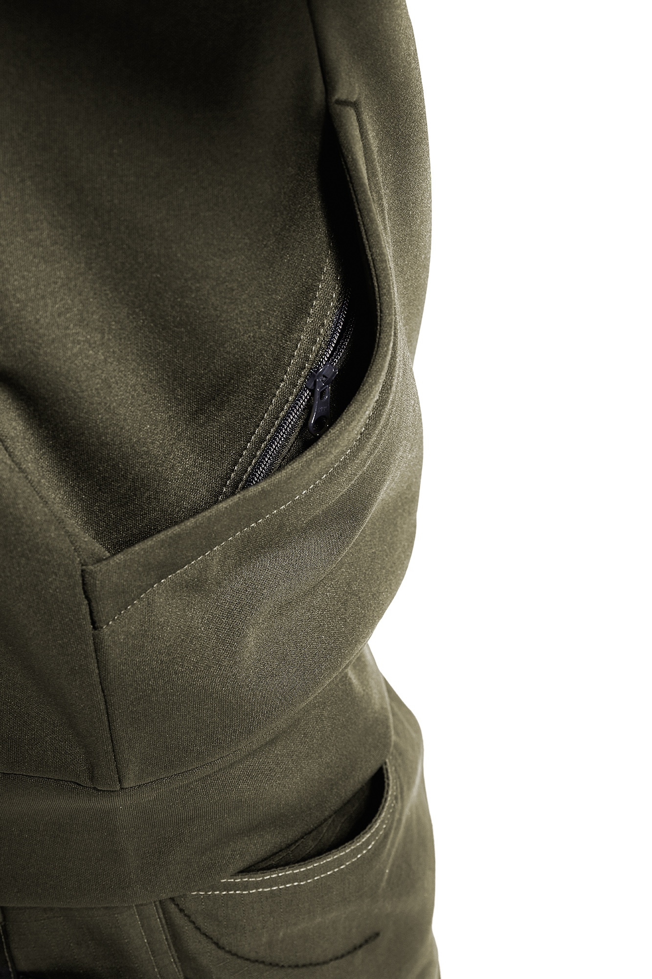Sweat zippé 3362 Vert Kaki/Noir Blaklader - 336225264599