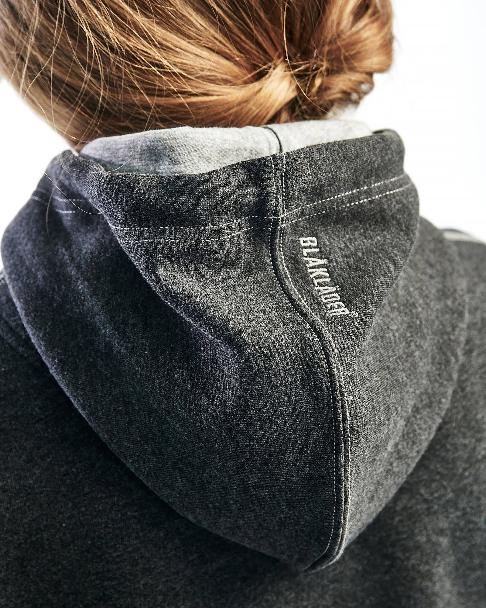 Sweat zippé à capuche femme 3373 Noir/Gris clair Blaklader - 337311579991