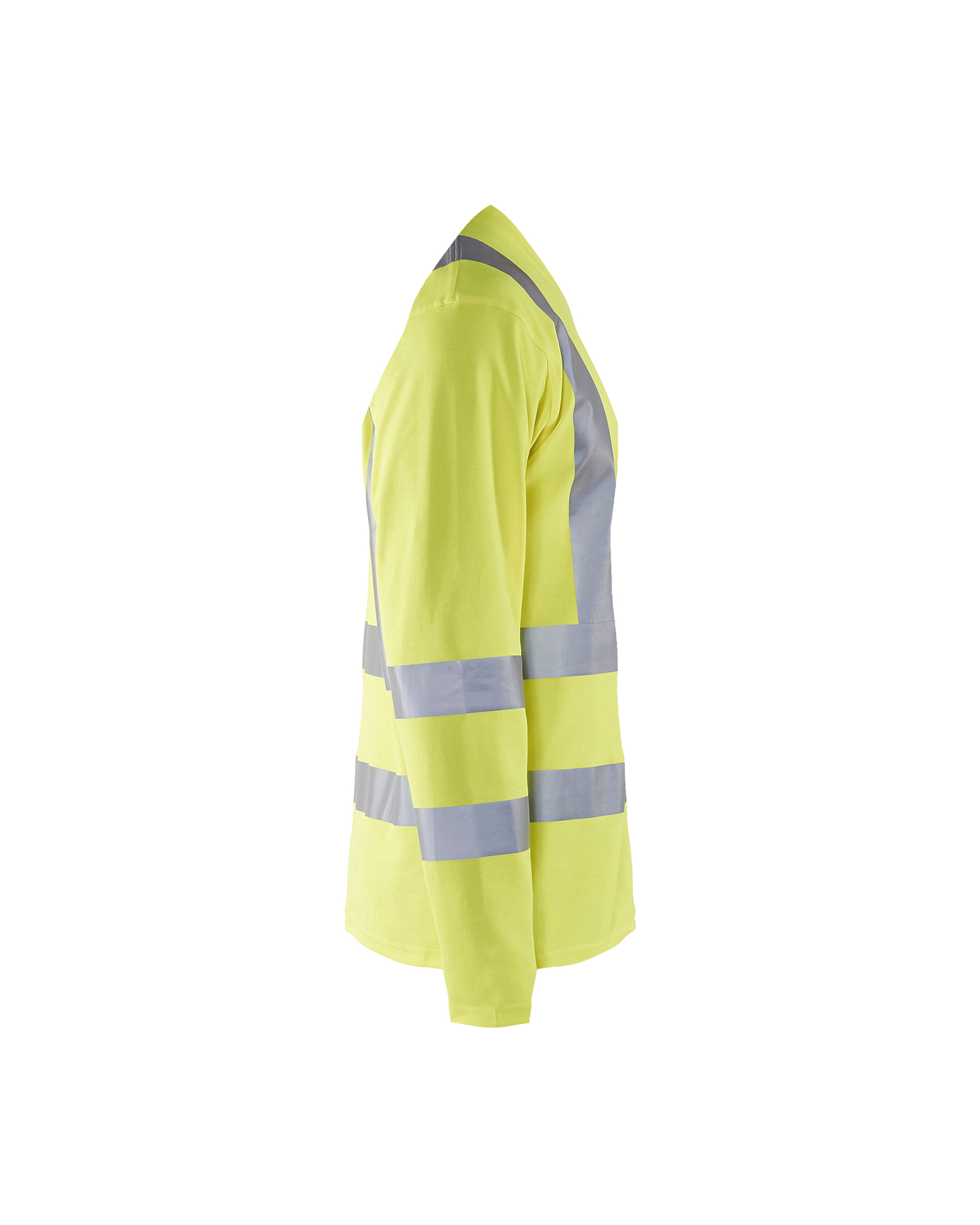 T-shirt manches longues col V haute-visibilité anti-UV 3381 Jaune fluo Blaklader - 338110703300