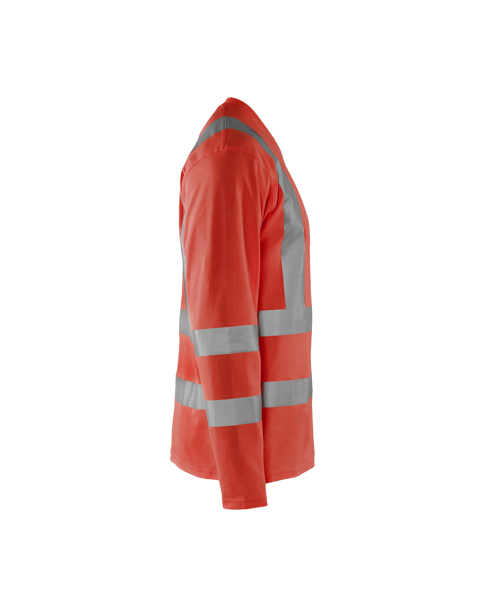 T-shirt manches longues col V haute-visibilité anti-UV 3381 Rouge fluo Blaklader - 338110705500