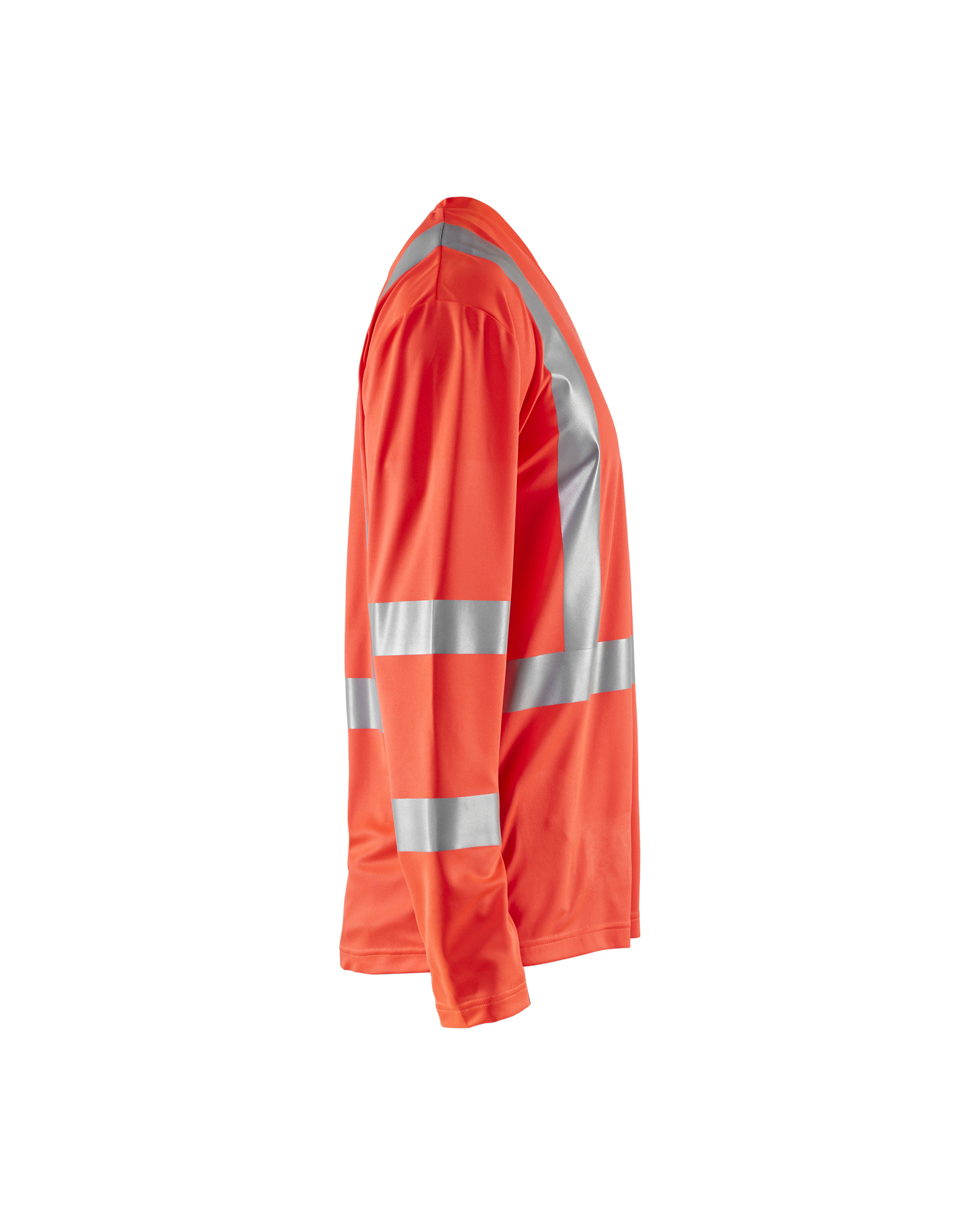 T-shirt manches longues col V haute visibilité anti-UV anti-odeur 3383 Rouge fluo Blaklader - 338310115500