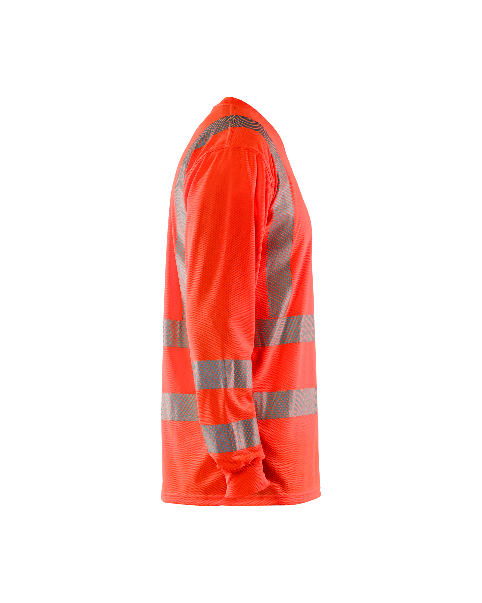 T-shirt manches longues col V haute-visibilité anti-UV 3385 Rouge fluo Blaklader - 338510135500