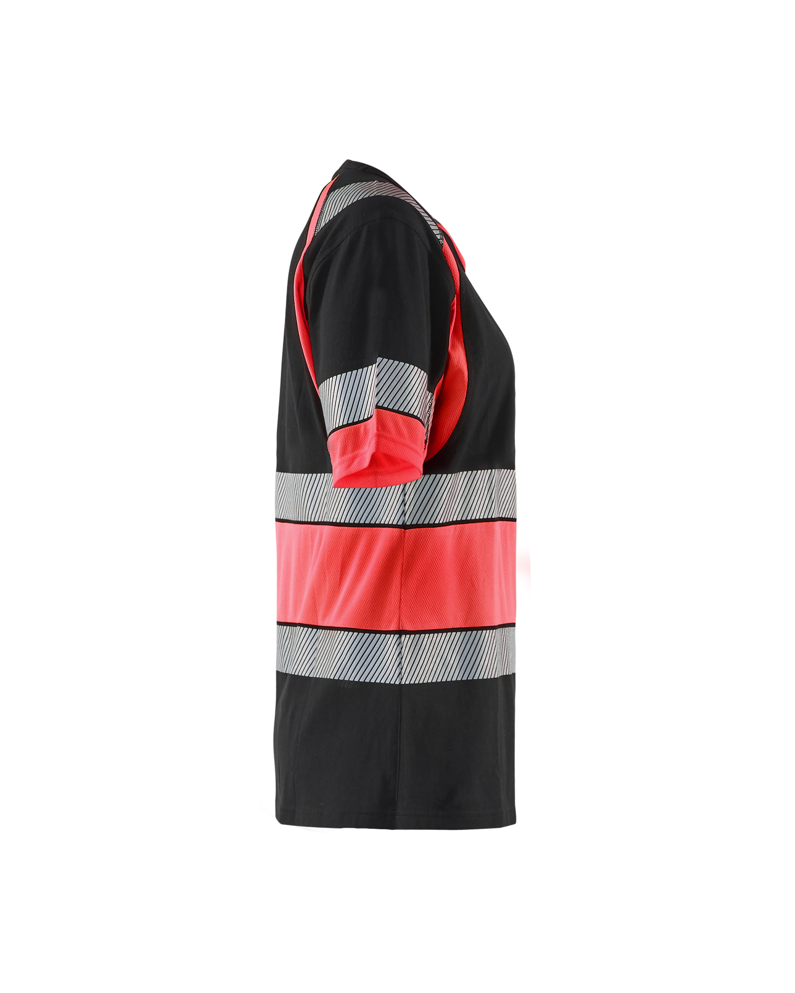 T-shirt haute-visibilité femme 3410 Noir/Rouge fluo Blaklader - 341010309955