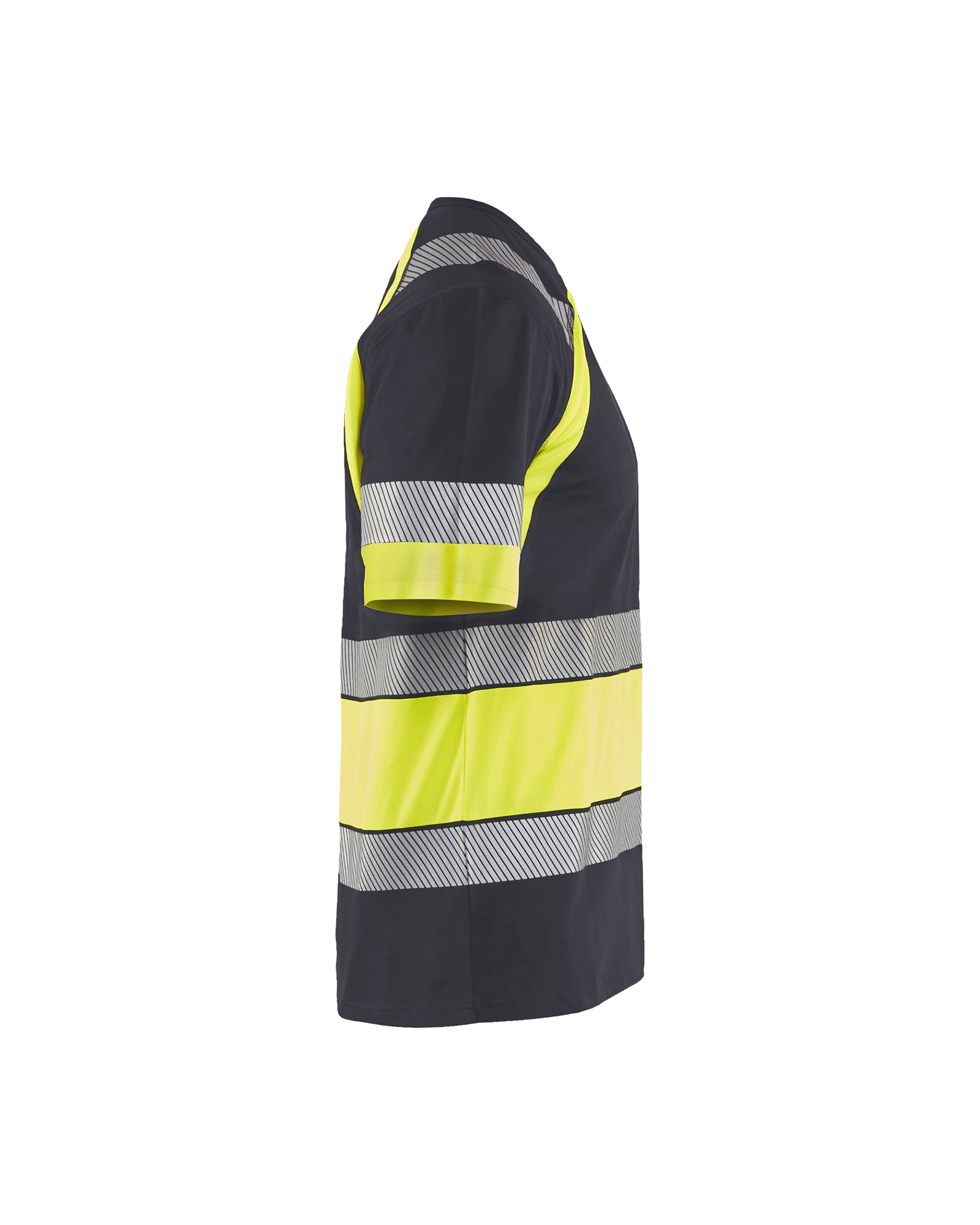 T-shirt haute-visibilité 3421 Gris moyen/Jaune fluo Blaklader - 342110309633