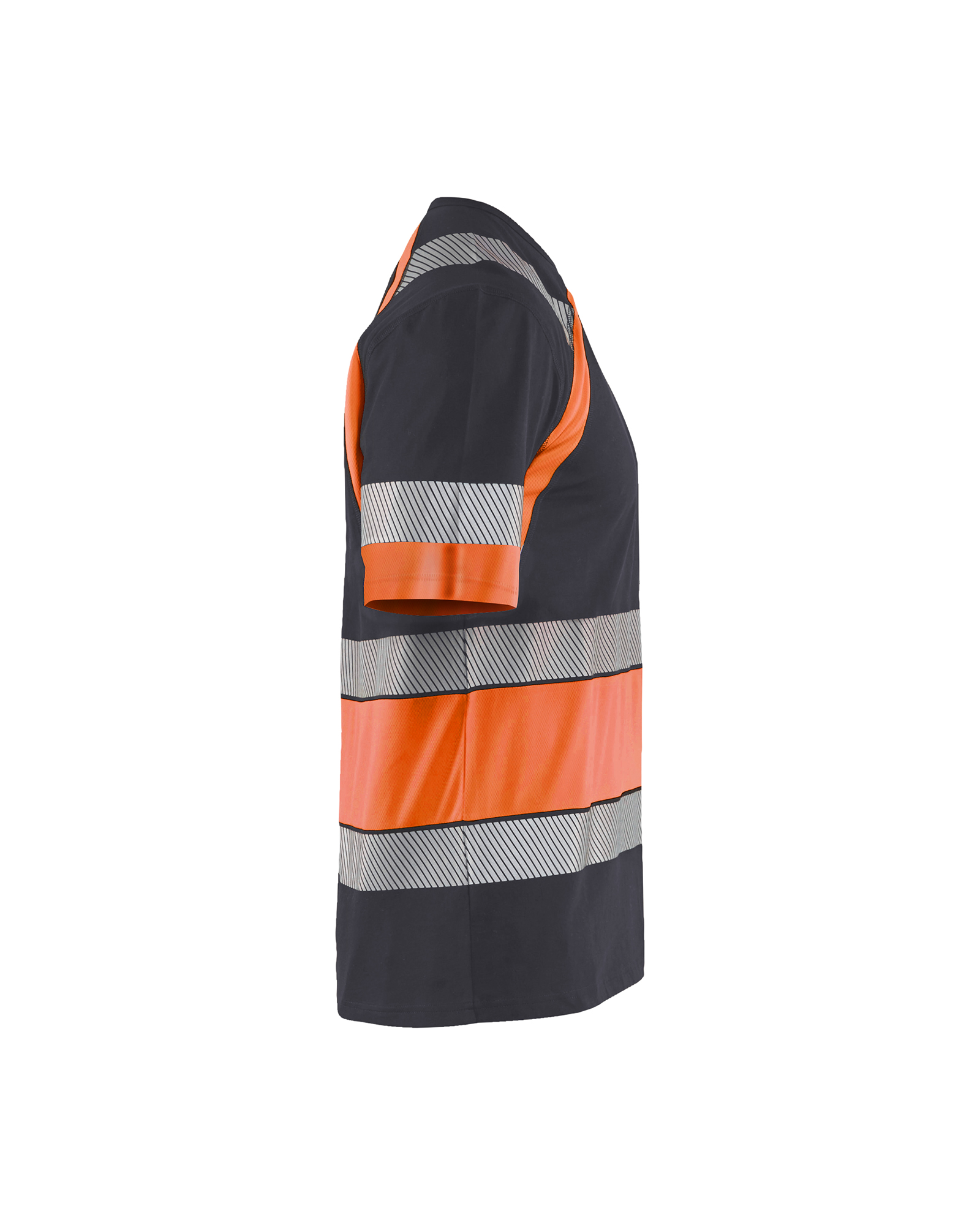 T-shirt haute-visibilité 3421 Gris moyen/Orange fluo Blaklader - 342110309653