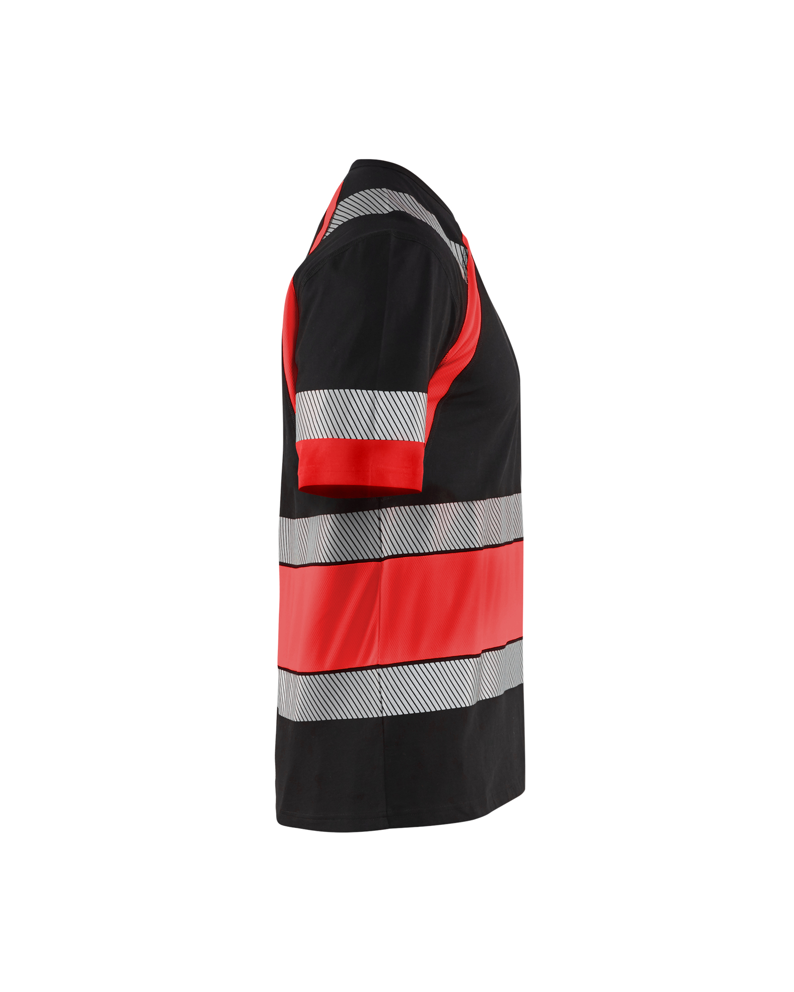 T-shirt haute-visibilité 3421 Noir/Rouge fluo Blaklader - 342110309955