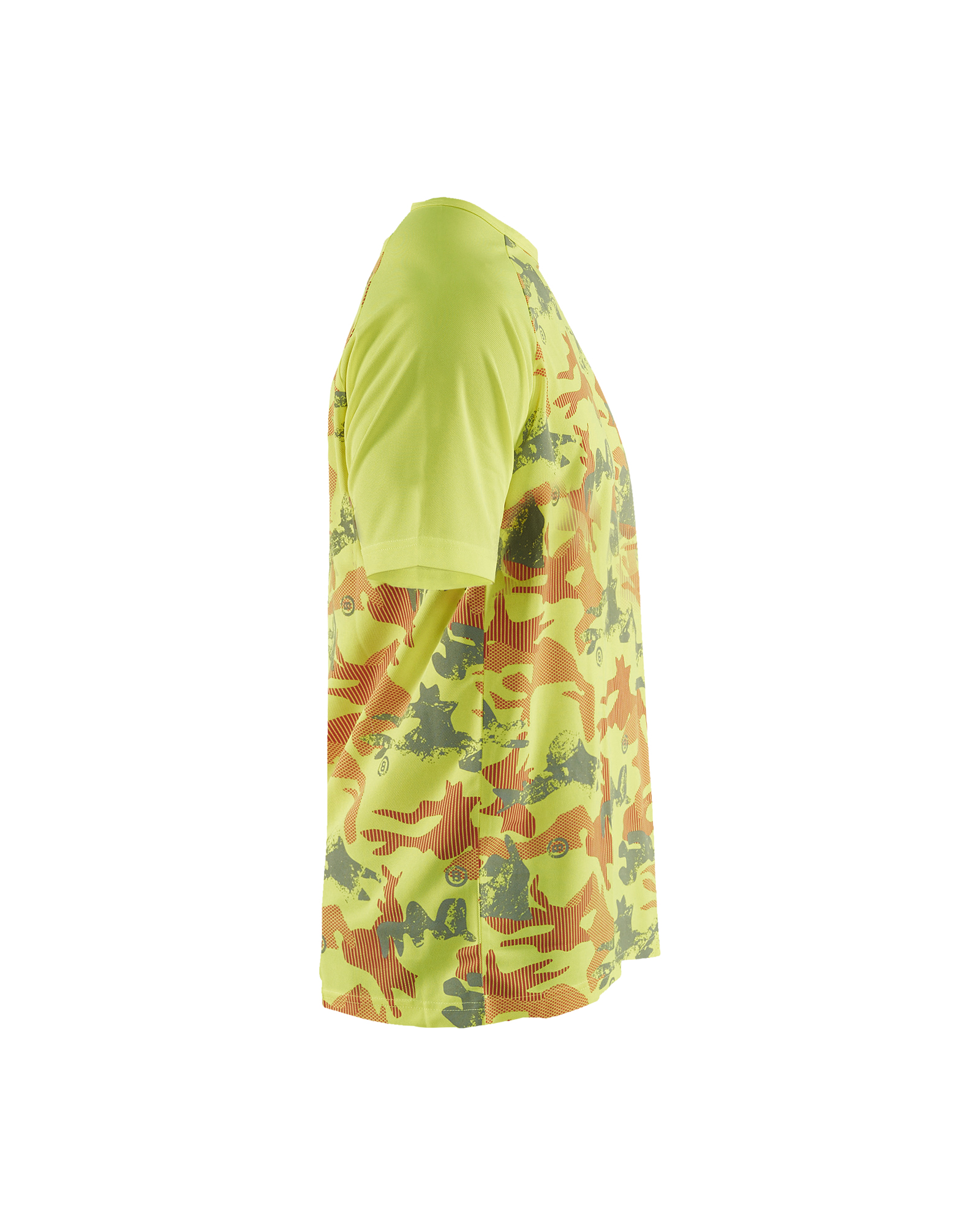 T-shirt camouflage 3425 Jaune fluo/Gris clair Blaklader - 342510113394
