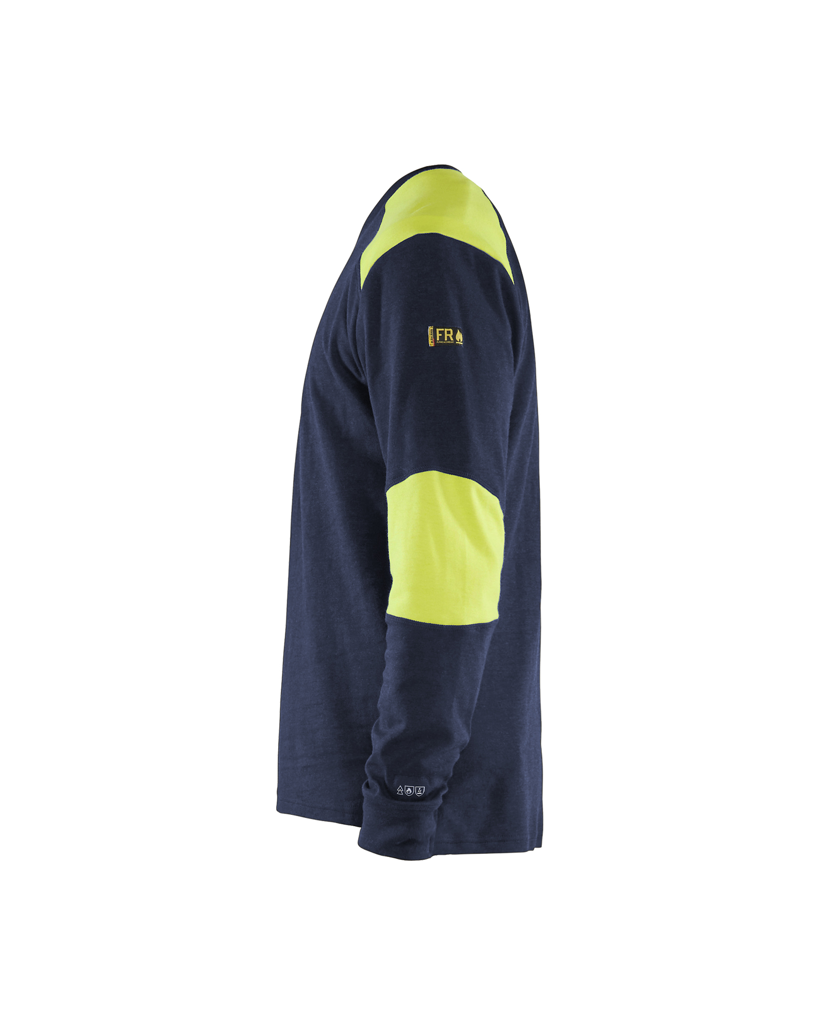 T-shirt manches longues retardant flamme inhérent 3457 Marine/Jaune fluo Blaklader - 345717618933