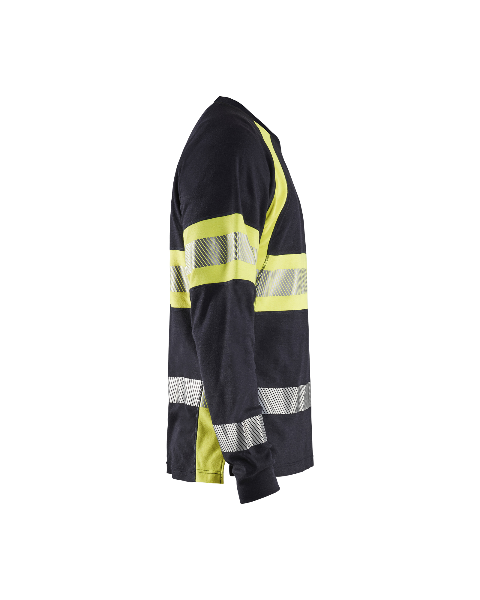 T-shirt manches longues retardant flamme inhérent 3484 Marine/Jaune fluo Blaklader - 348417618933