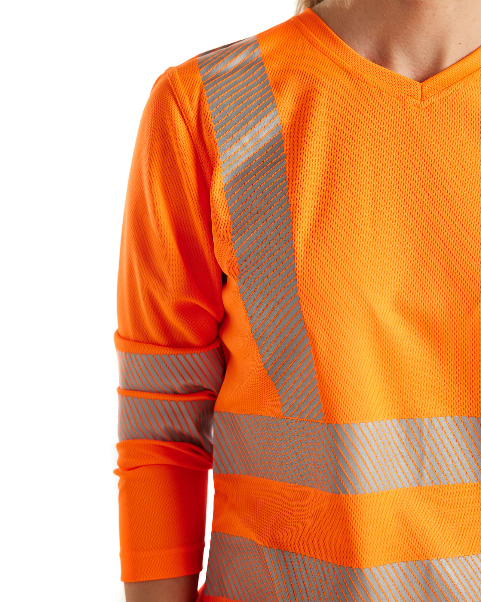 T-shirt manches longues haute-visibilité anti-odeur femme 3485 Orange fluo Blaklader - 348510135300