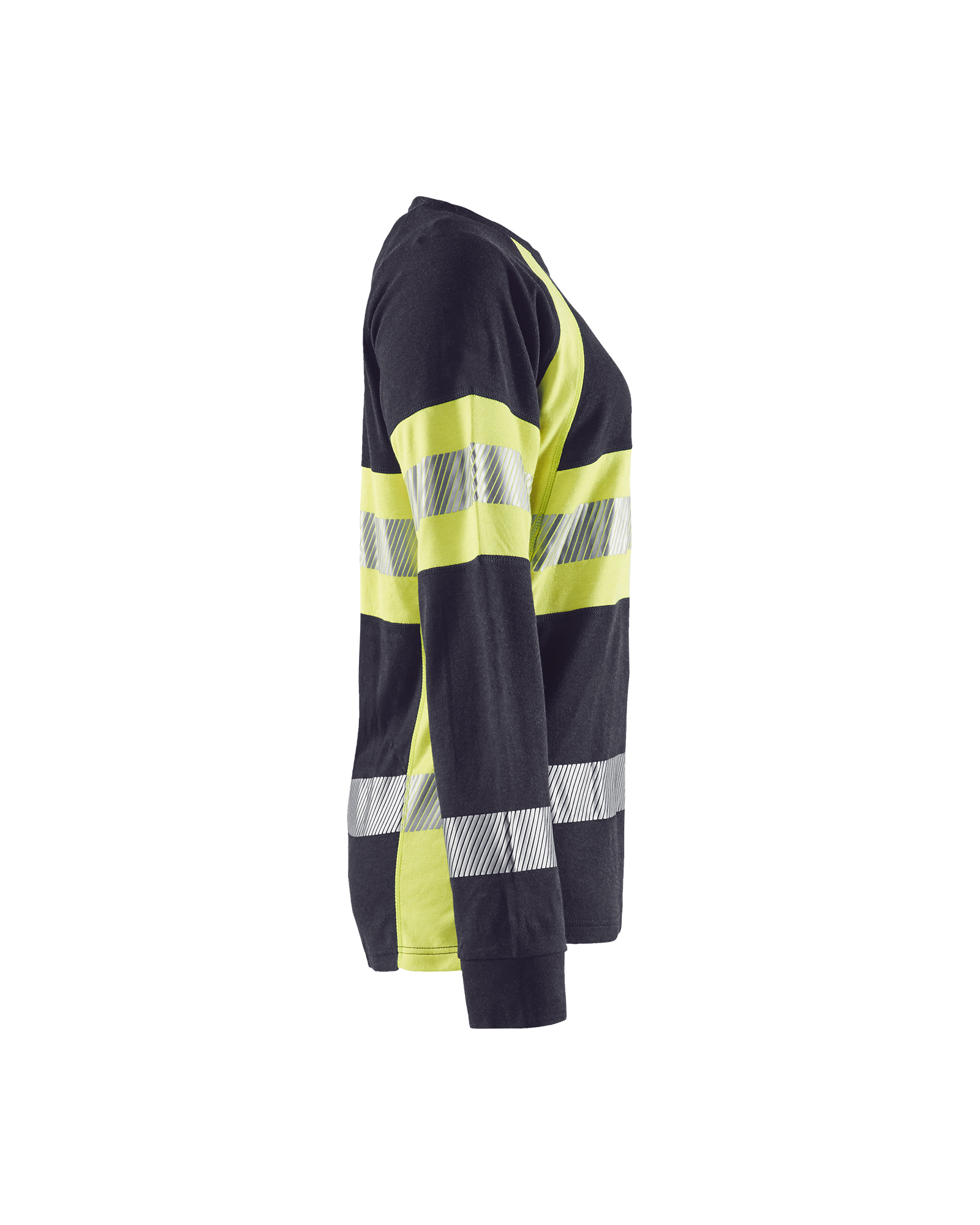 T-shirt manches longues retardant flamme femme 3494 Marine/Jaune fluo Blaklader - 349417618933