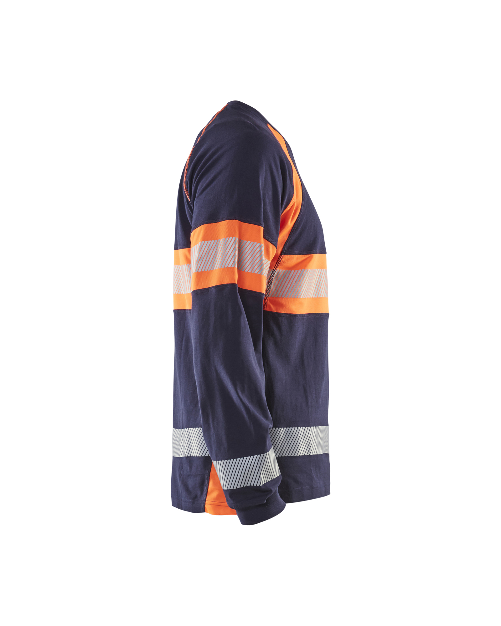 T-shirt manches longues haute-visibilité 3510 Marine/Orange fluo Blaklader - 351010308853