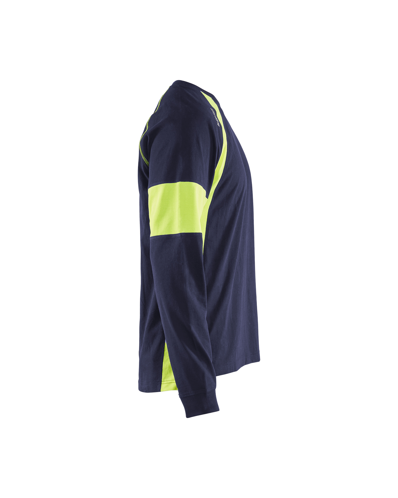 T-shirt manches longues 3520 Marine/Jaune fluo Blaklader - 352010308833