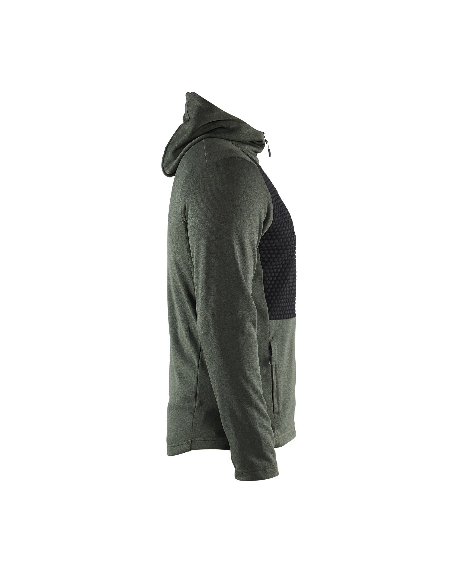 Sweat zippé à capuche 3540 Vert foncé/Noir Blaklader - 354025334199