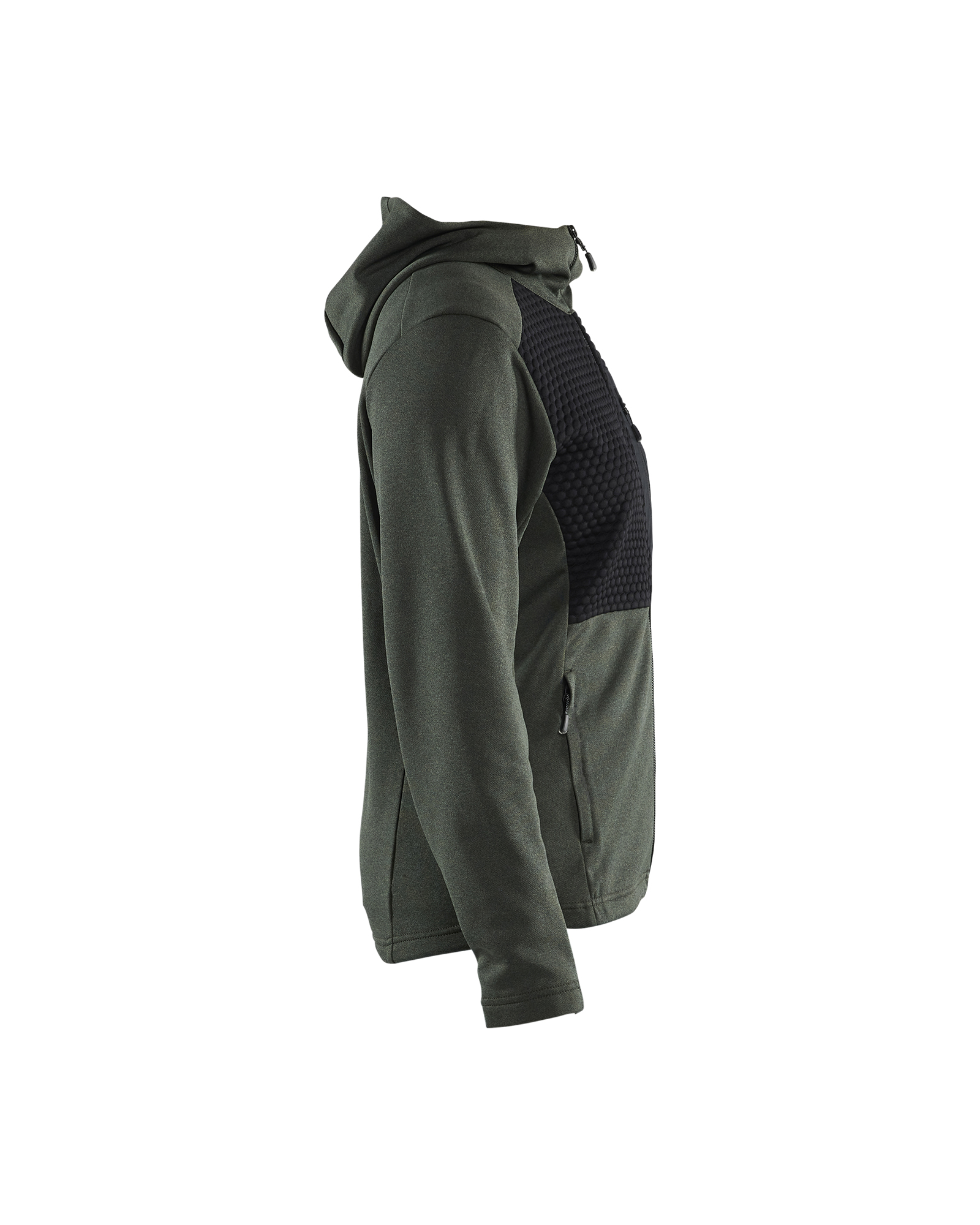 Sweat zippé à capuche femme 3542 Vert foncé/Noir Blaklader - 354225334199
