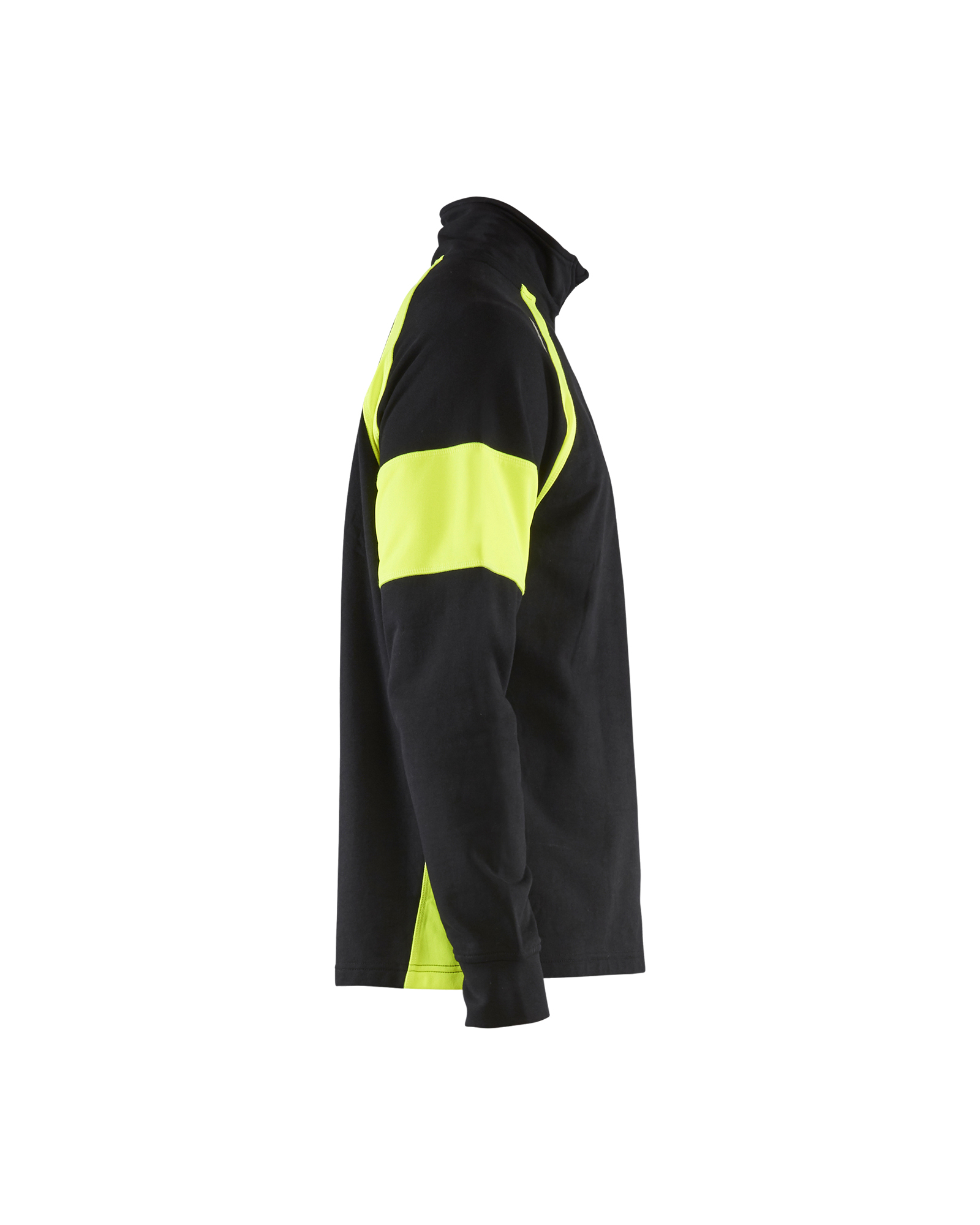 Sweat avec parties haute-visibilité 3550 Noir/Jaune fluo Blaklader - 355011589933