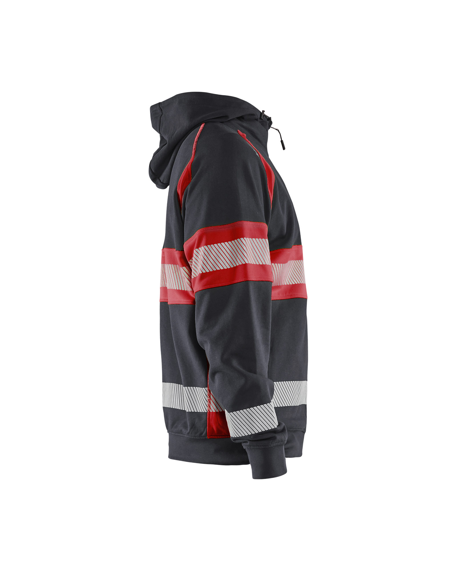 Sweat à capuche haute-visibilité 3552 Noir/Rouge fluo Blaklader - 355211589955