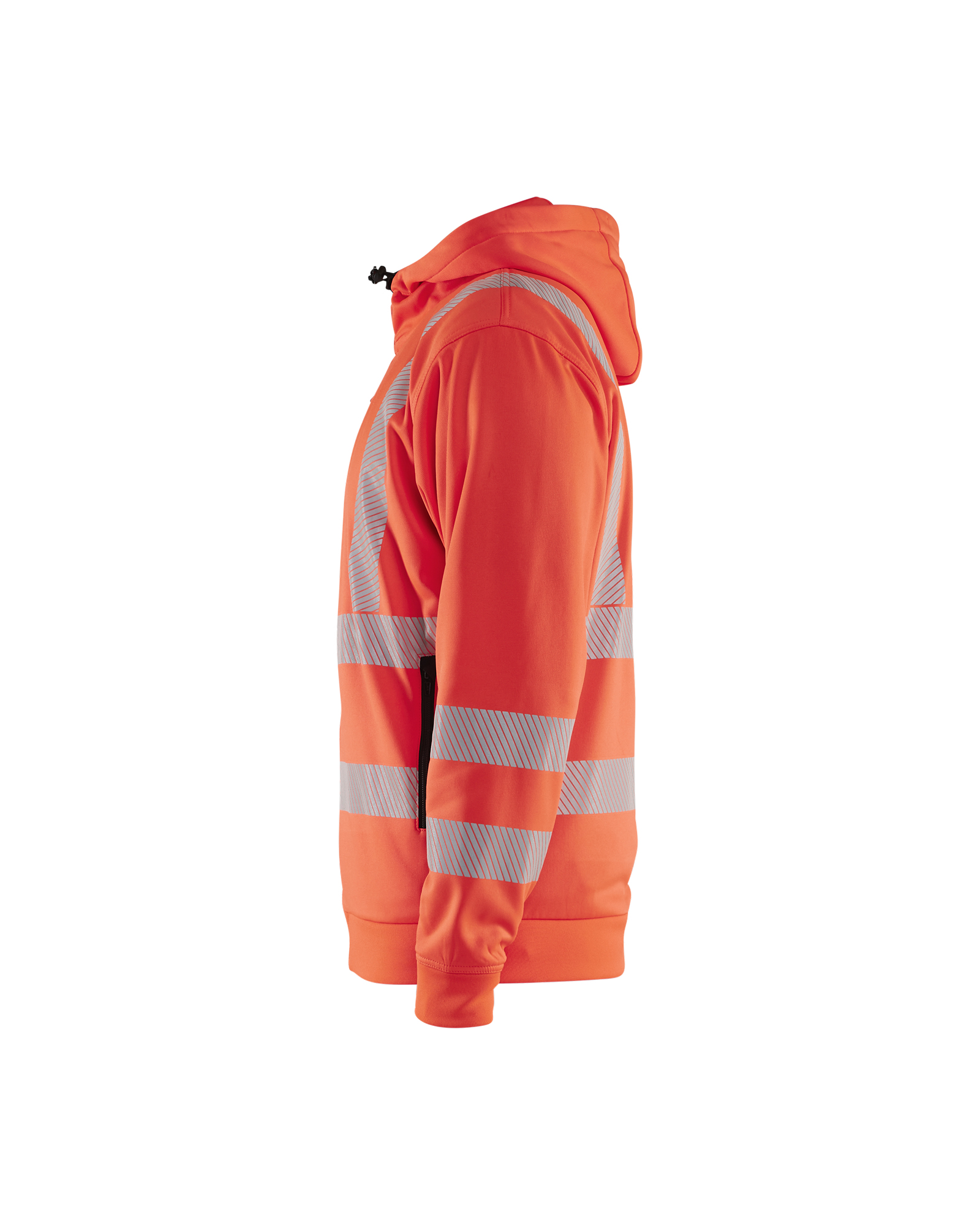 Sweat à capuche zippé haute-visibilité 3565 Rouge fluo Blaklader - 356525385500