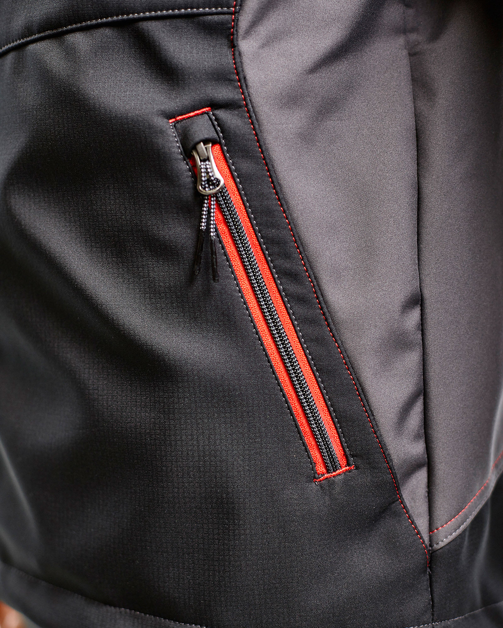 Gilet softshell sans manches +stretch 3850 Noir/Rouge Blaklader - 385025169956