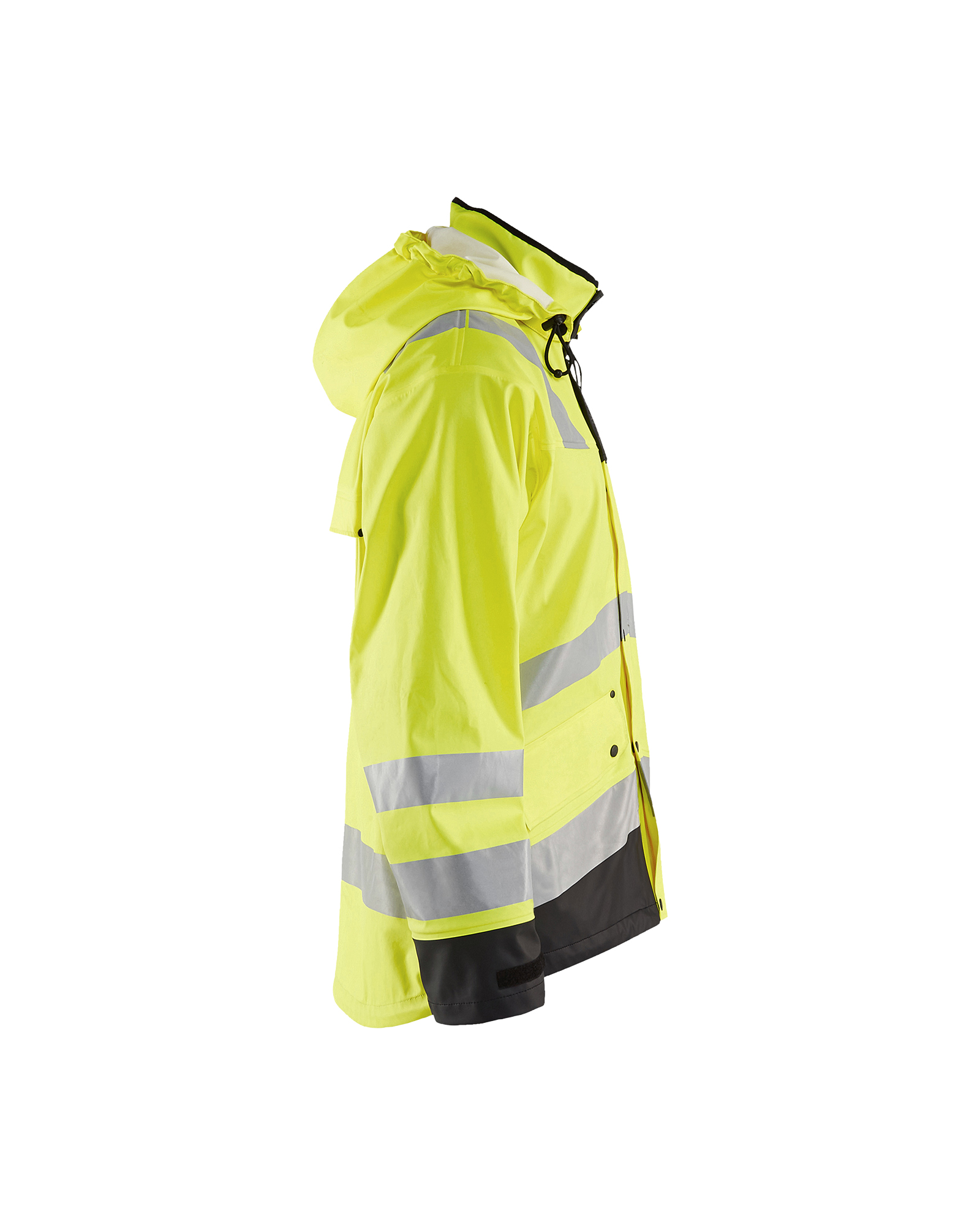 Veste de pluie doublée haute-visibilité niveau 24307 Jaune fluo/Noir Blaklader - 430720033399