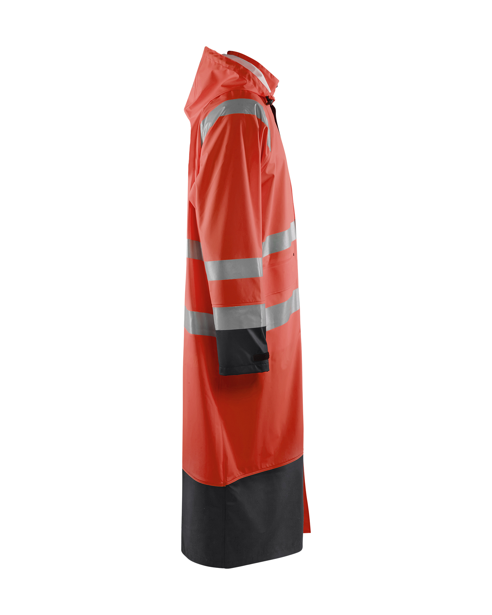 Manteau de pluie haute-visibilité niveau 14325 Rouge fluo/Noir Blaklader - 432520005599