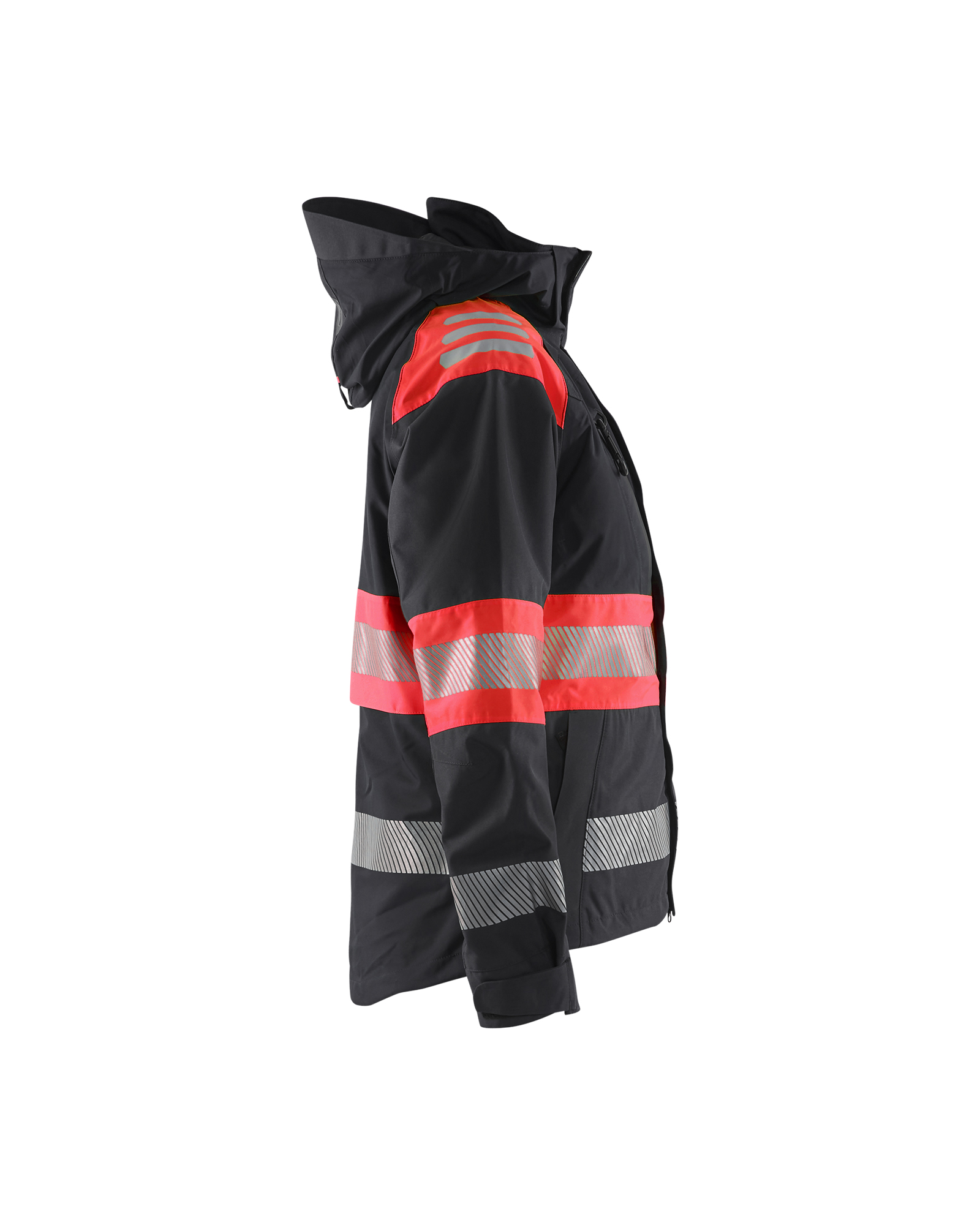 Veste hardshell haute-visibilité femme 4430 Noir/Rouge fluo Blaklader - 443019779955