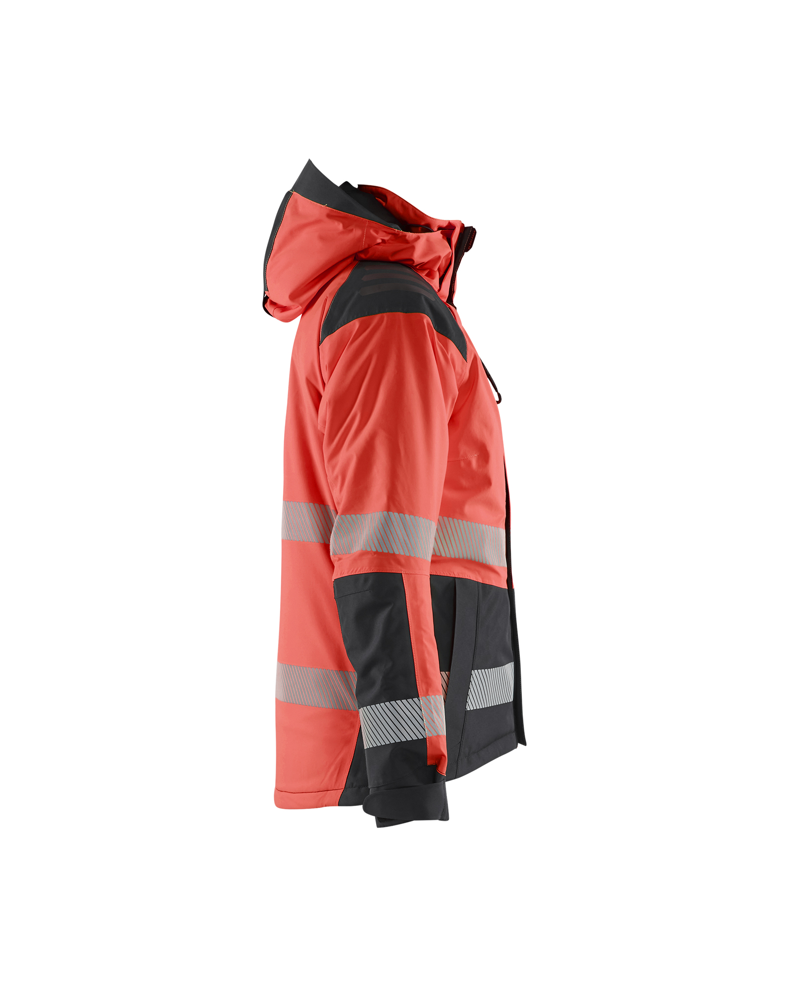 Veste hiver haute-visibilité femme 4456 Rouge fluo/Noir Blaklader - 445619875599
