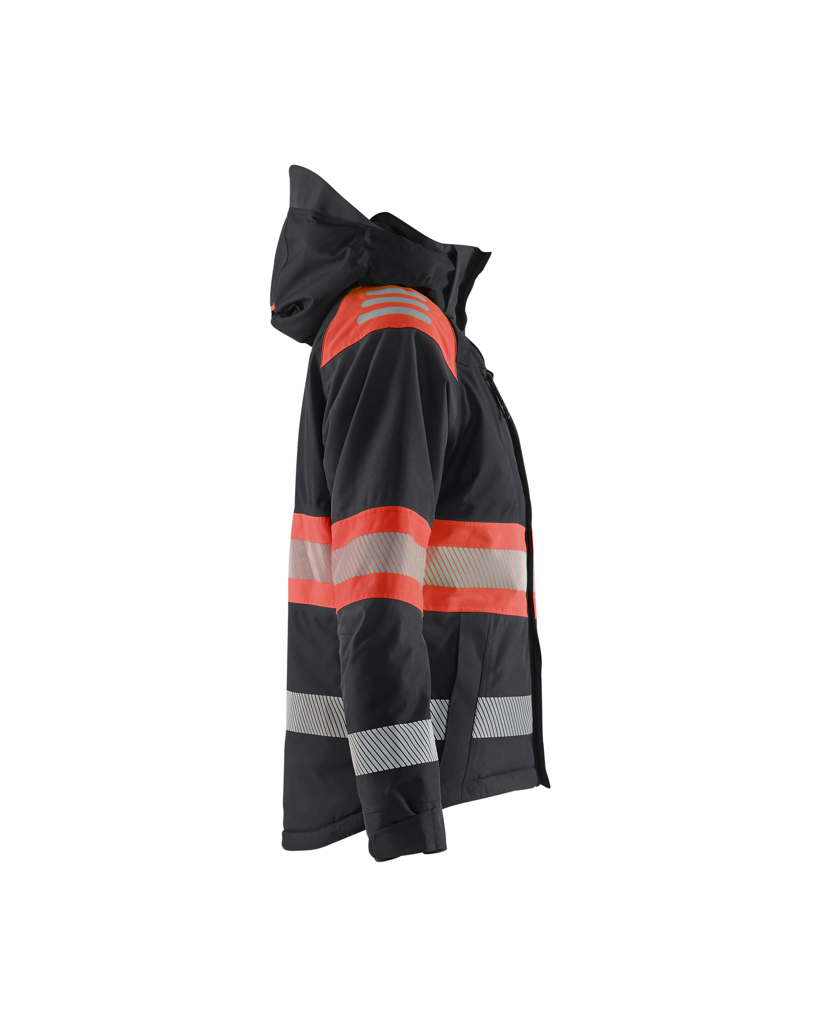 Veste hiver haute-visibilité femme 4470 Noir/Rouge fluo Blaklader - 447019779955