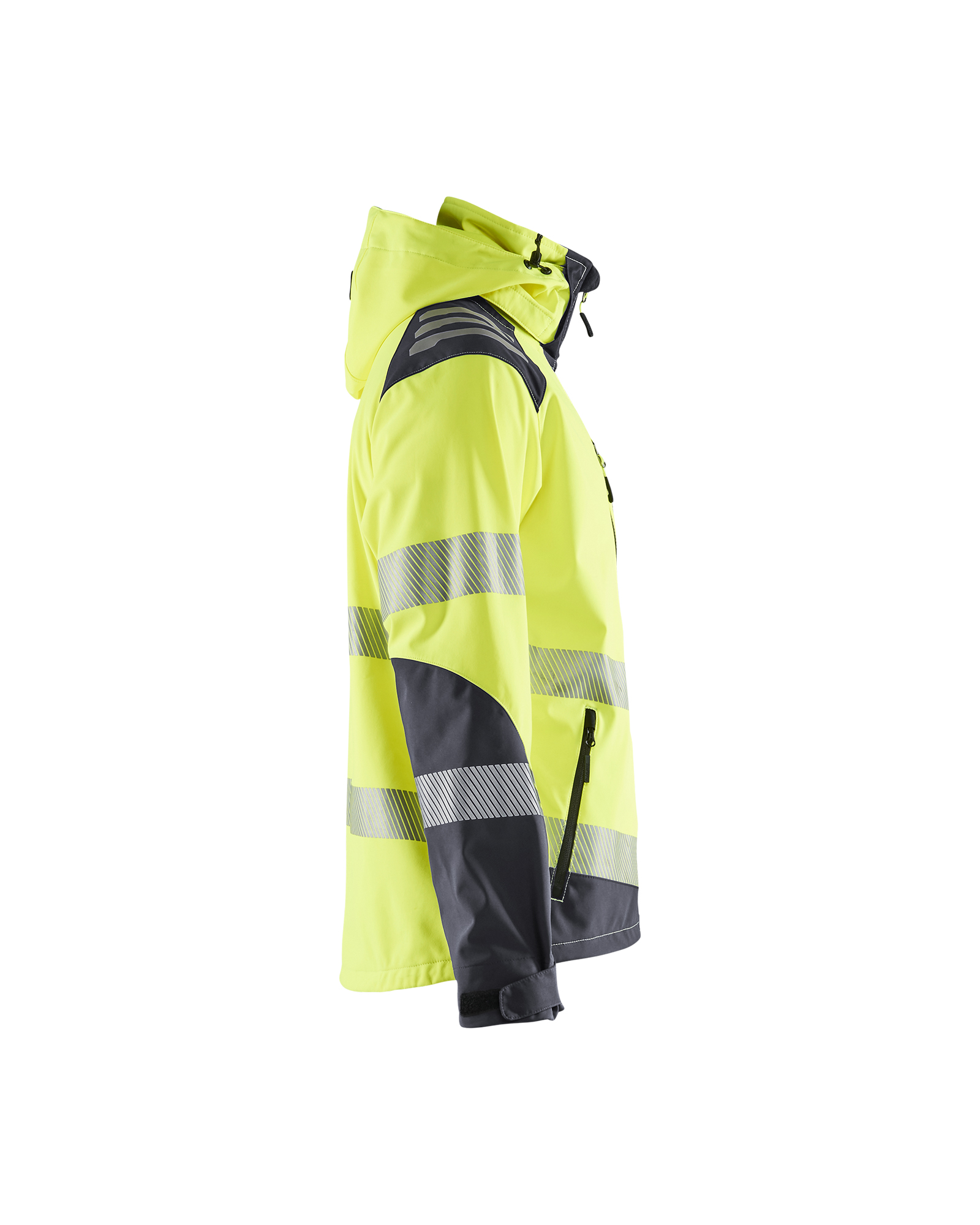 Veste Softshell haute-visibilité 4491 Jaune fluo/Gris moyen Blaklader - 449125133396