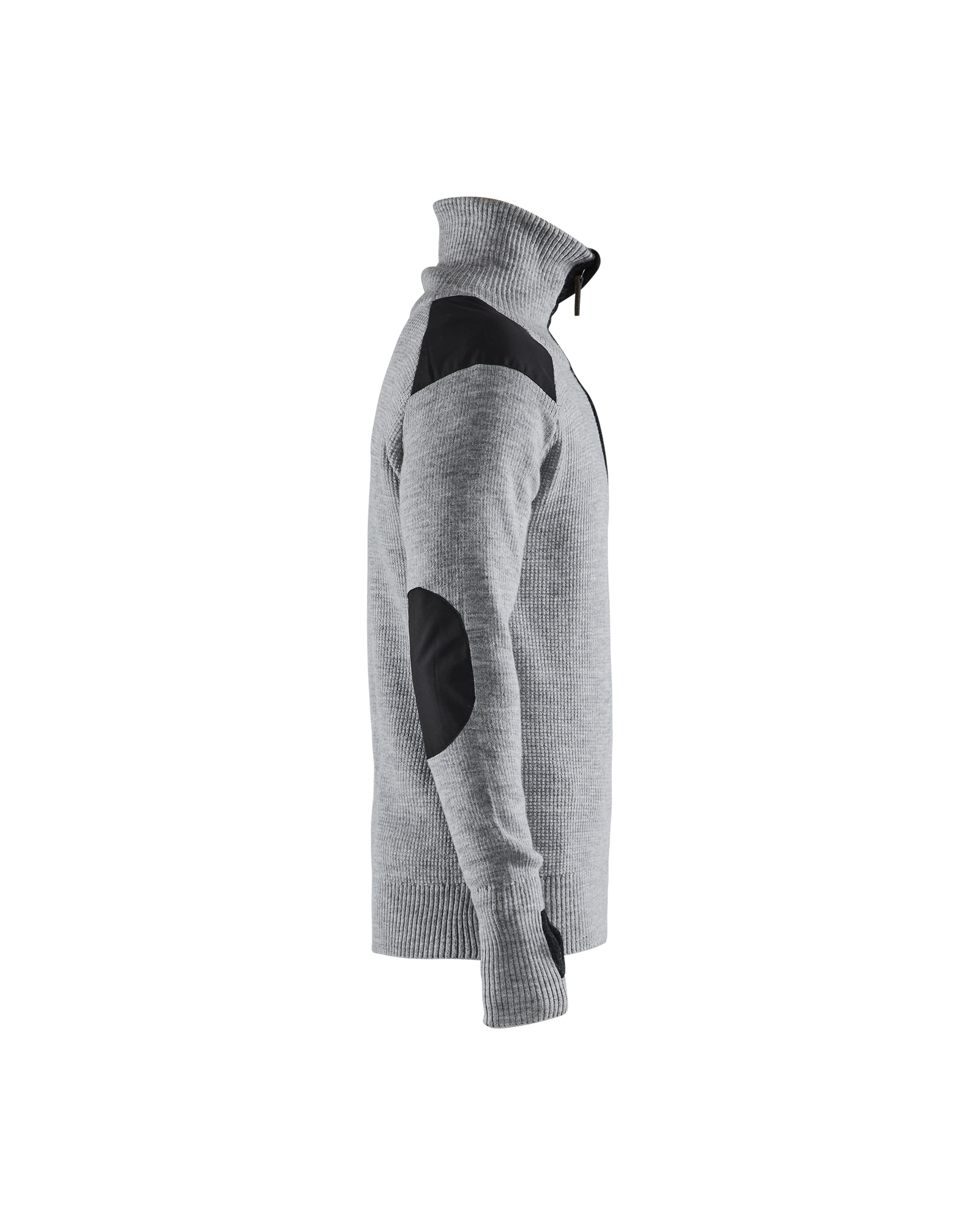 Sweat en laine col zippé 4630 Gris chiné/Gris foncé Blaklader - 463010719098