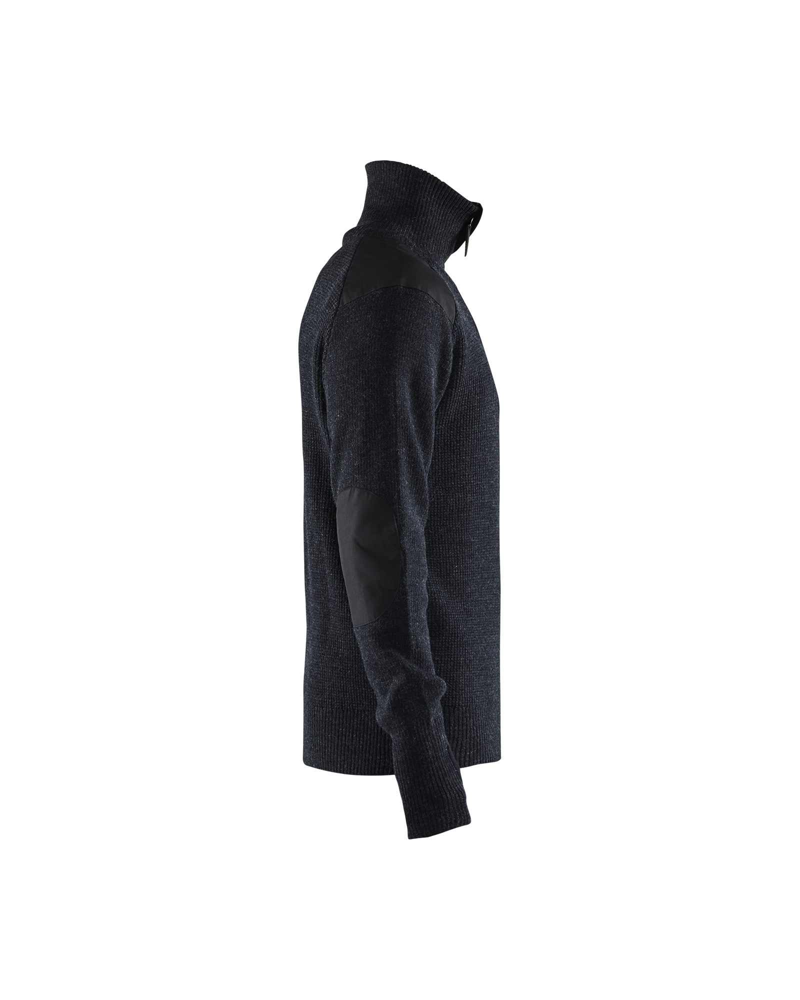Sweat en laine col zippé 4630 Gris Foncé/Noir Blaklader - 463010719899
