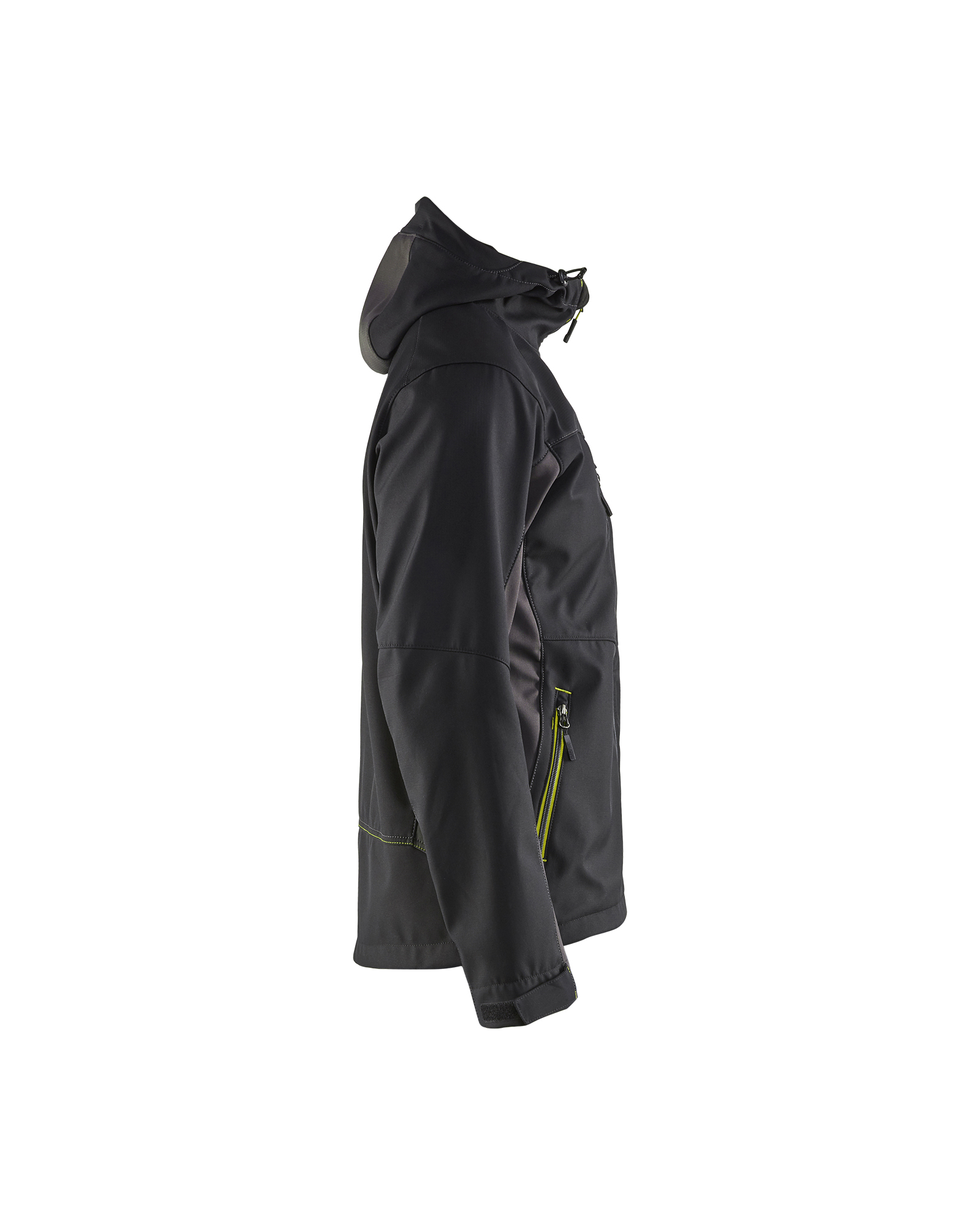 Veste Softshell à capuche 4753 Noir/Jaune fluo Blaklader - 475325169933