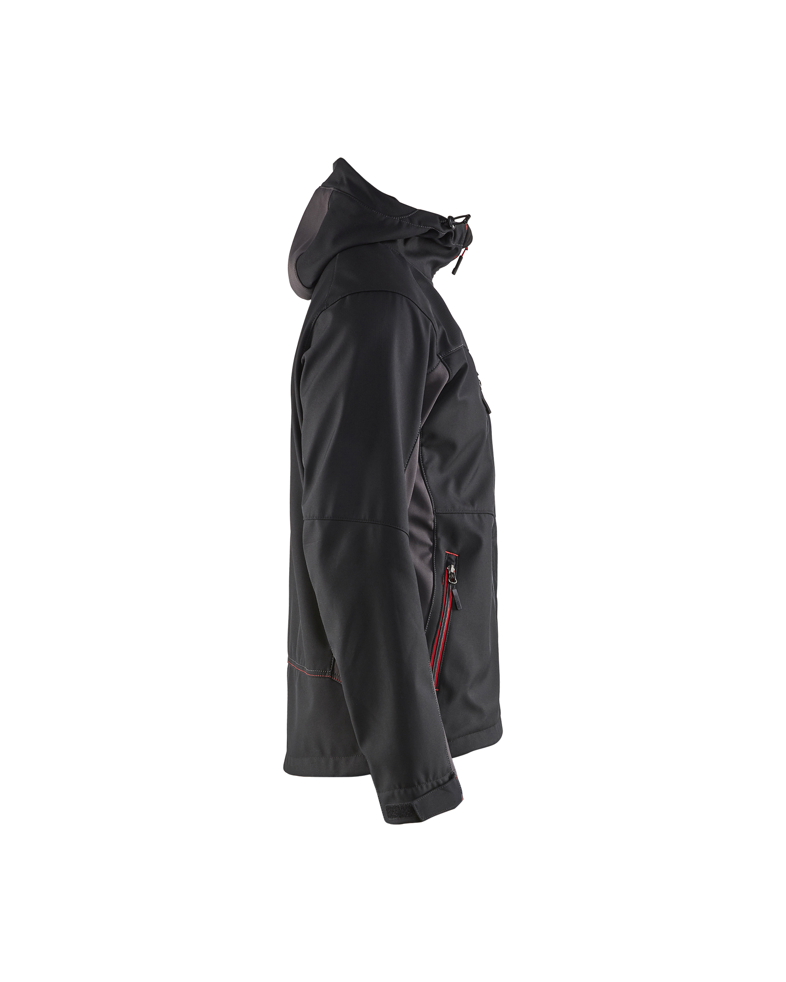 Veste Softshell à capuche 4753 Noir/Rouge Blaklader - 475325169956
