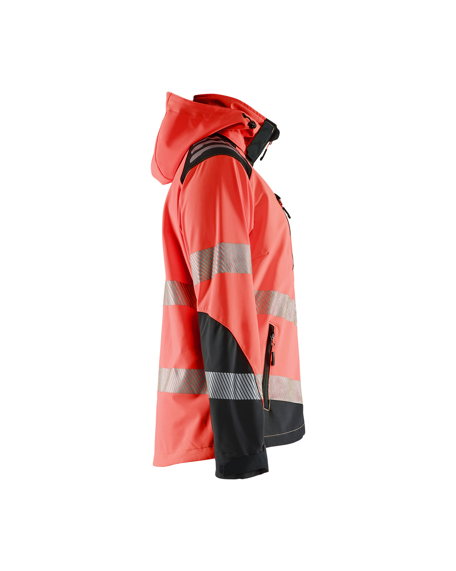 Veste softshell haute-visibilité femme 4791 Rouge fluo/Noir Blaklader - 479125135599