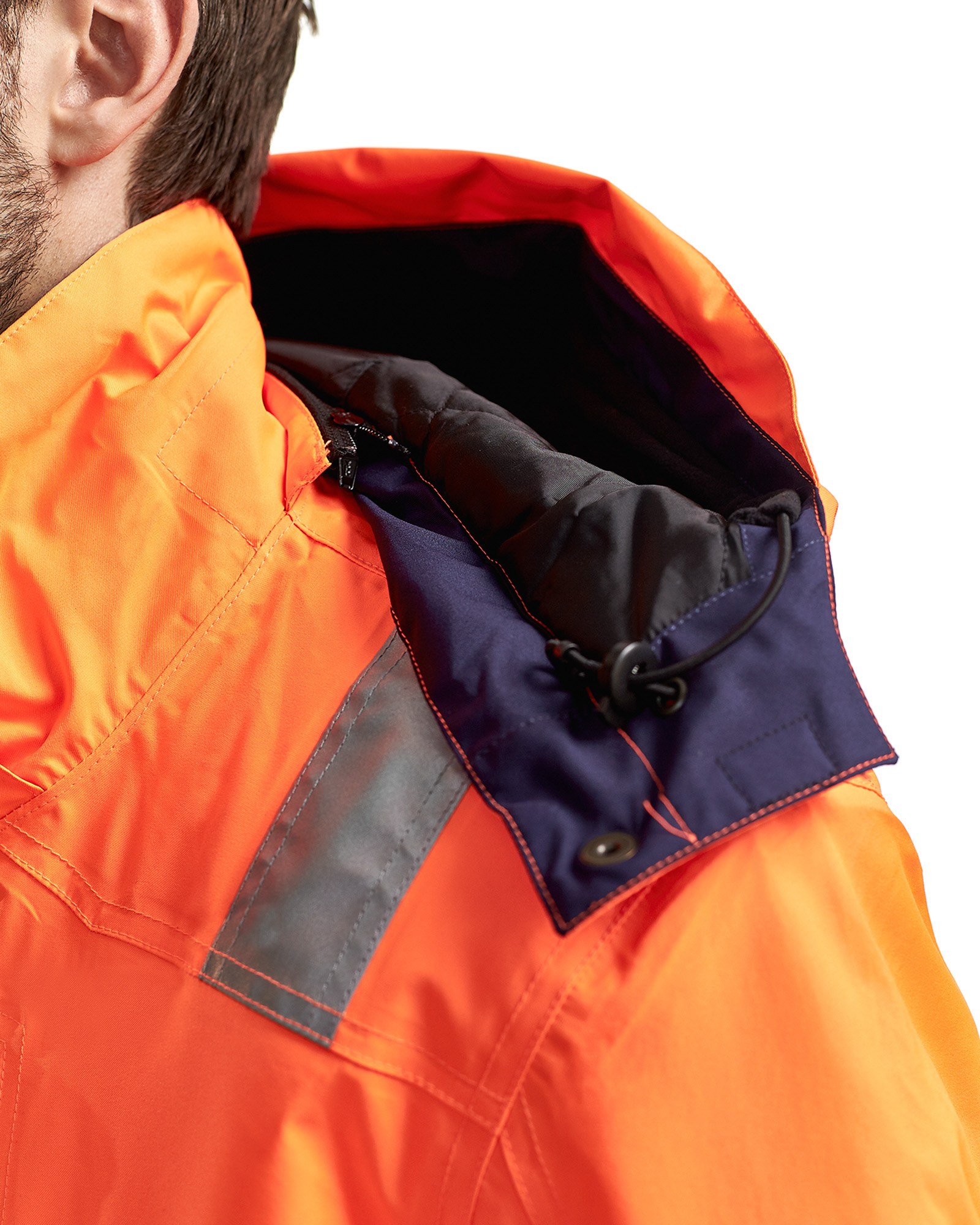 Veste hiver haute-visibilité stretch 4870 Orange fluo/Marine Blaklader - 487019875389