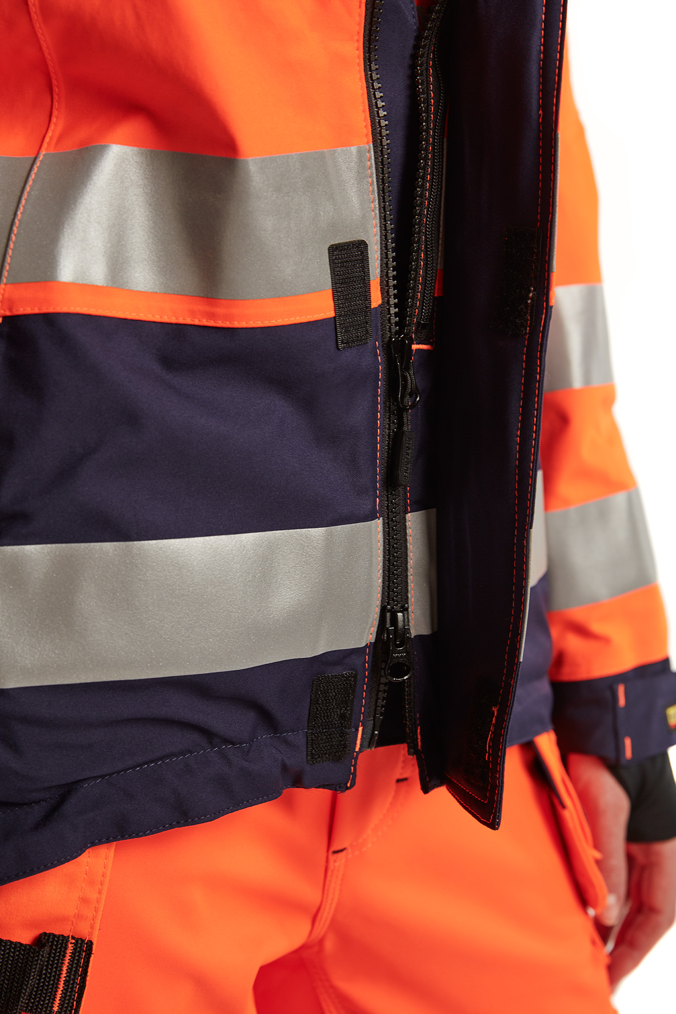 Veste hardshell haute-visibilité femme 4904 Orange fluo/Marine Blaklader - 490419875389
