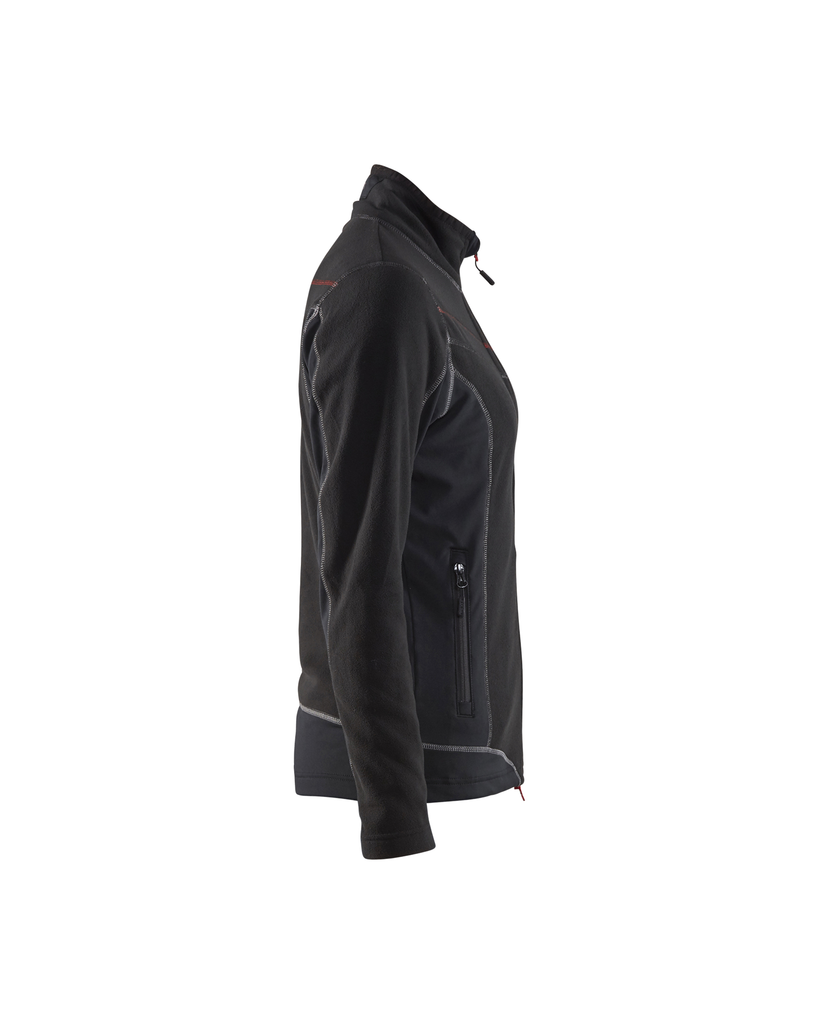 Veste micropolaire femme 4924 Noir/Rouge Blaklader - 492410109956