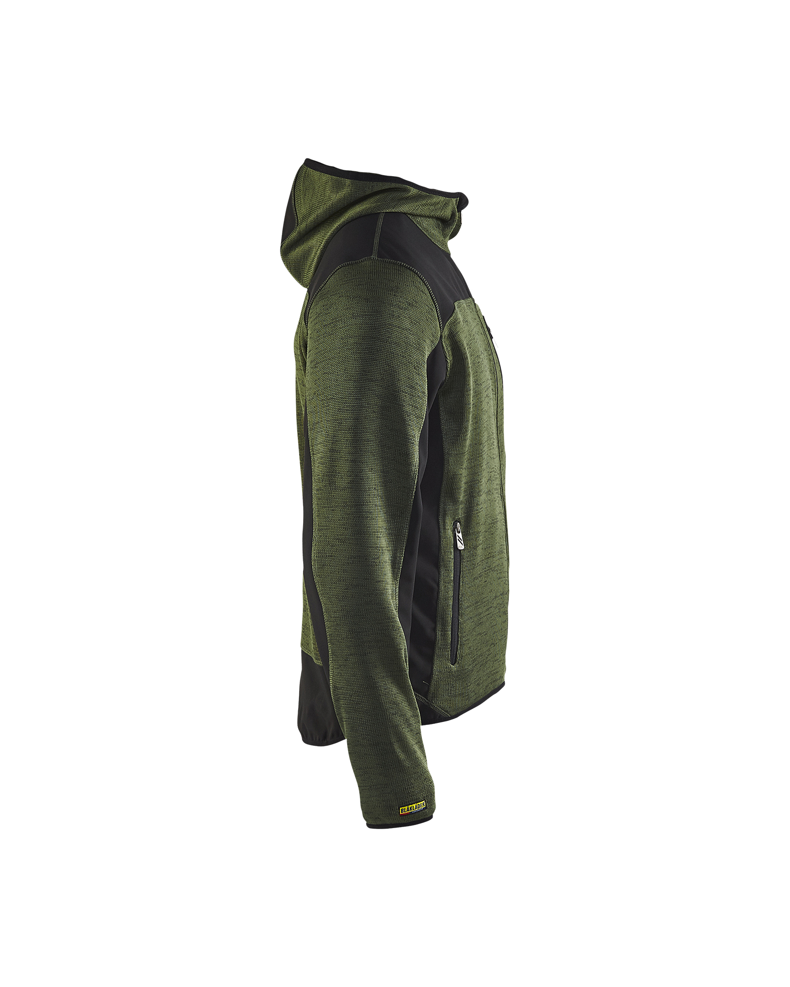 Veste tricotée à capuche 4930 Vert armée/Noir Blaklader - 493021174699
