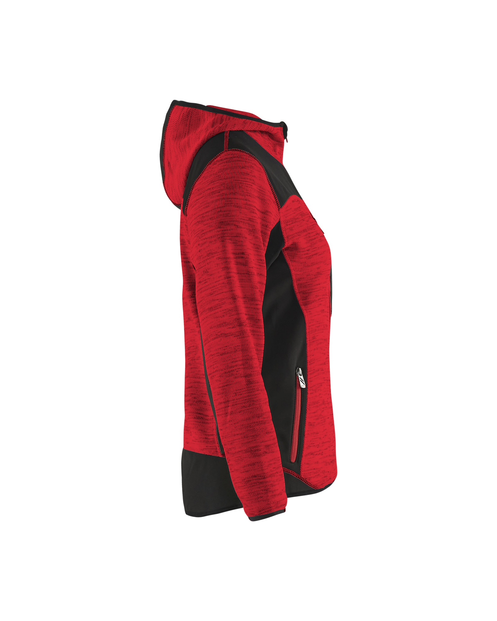 Veste tricotée à capuche femme 4931 Rouge/Noir Blaklader - 493121175699