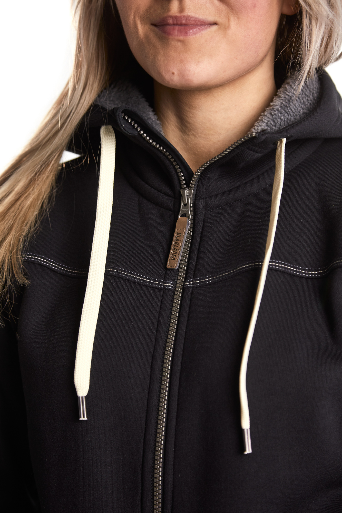Sweat zippé à capuche femme 4974 Noir Blaklader - 497425149900