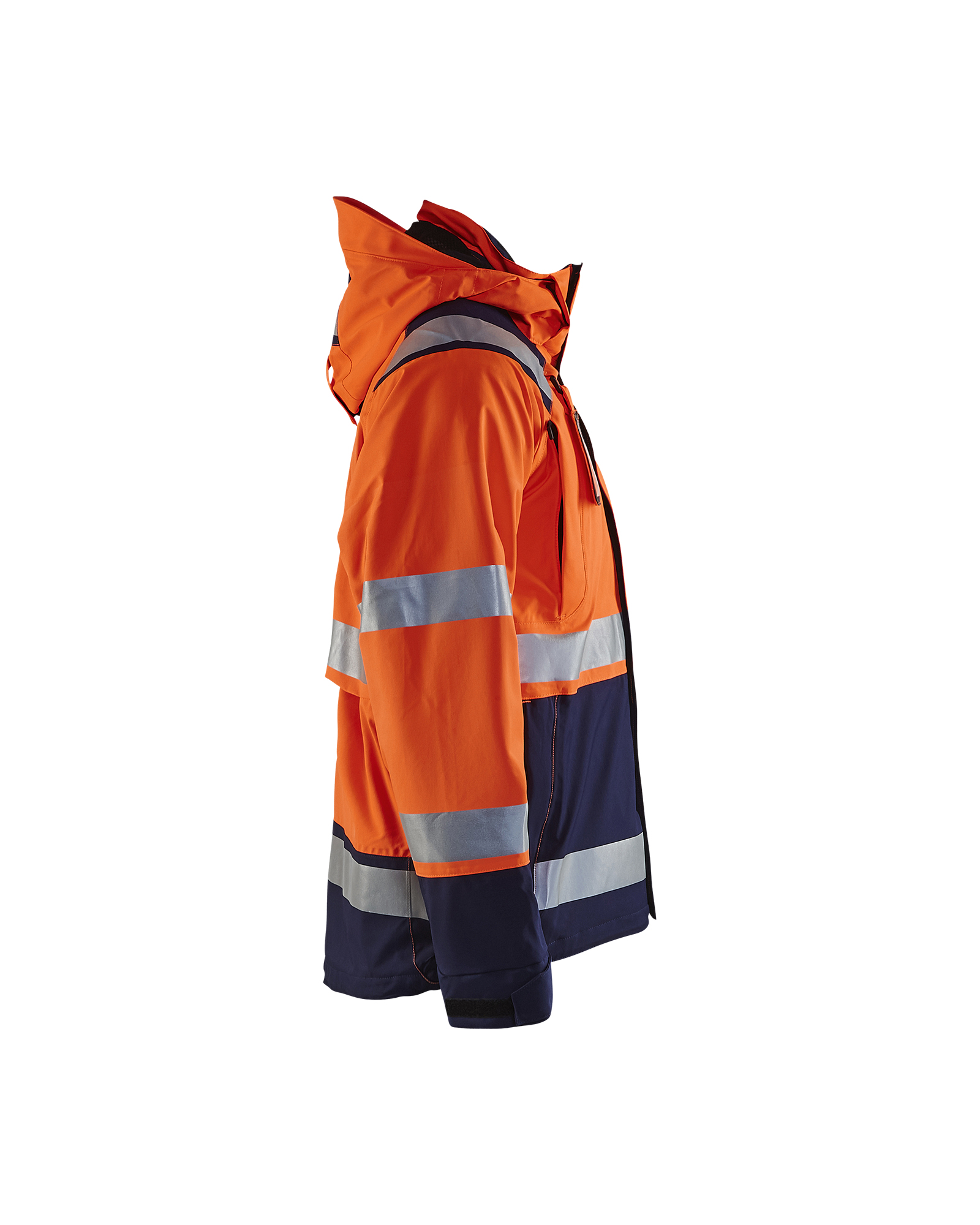 Veste hardshell stretch 2D haute-visibilité 4987 Orange fluo/Marine Blaklader - 498719875389