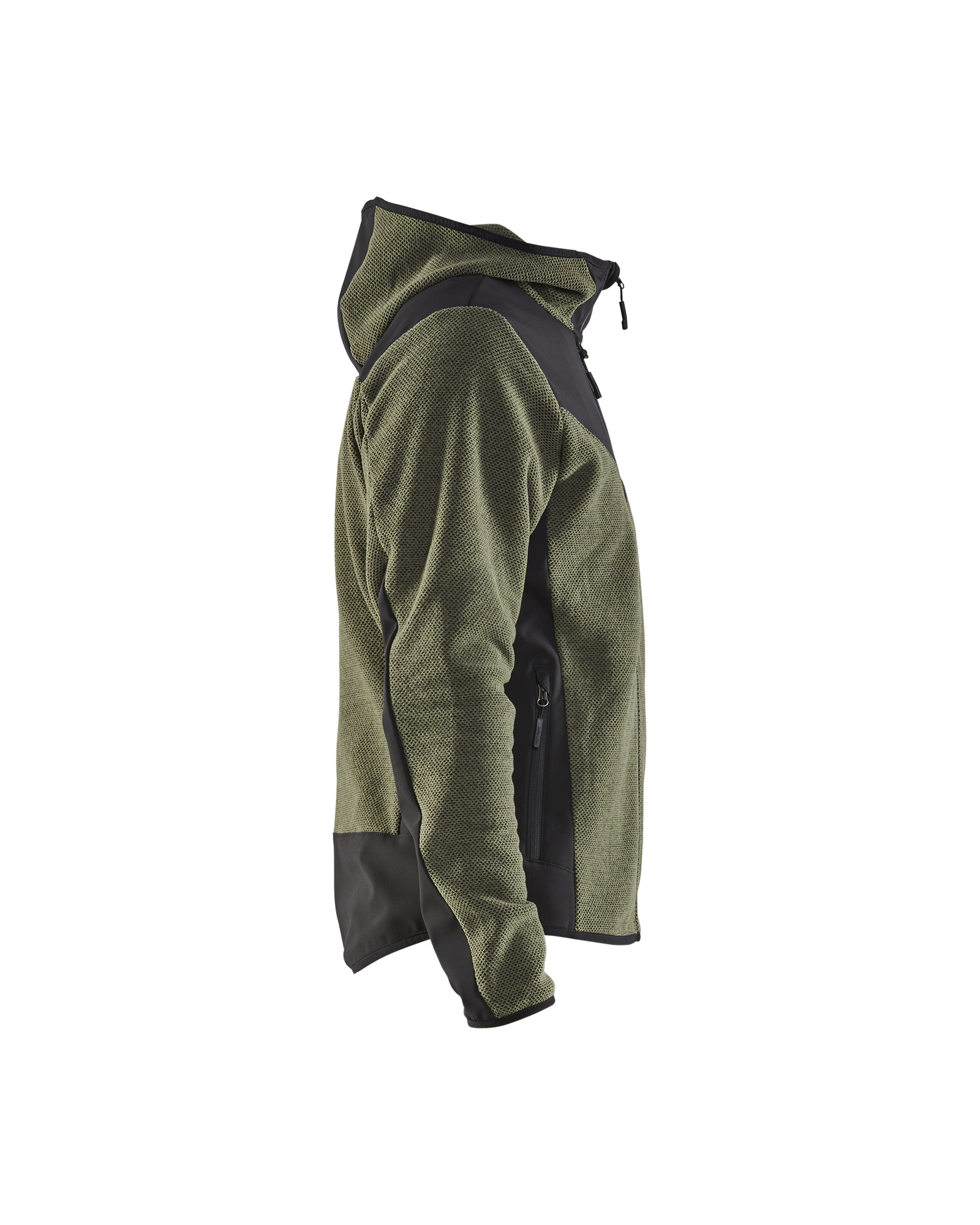 Veste tricotée avec softshell 5940 Vert foncé/Noir Blaklader - 594025364199