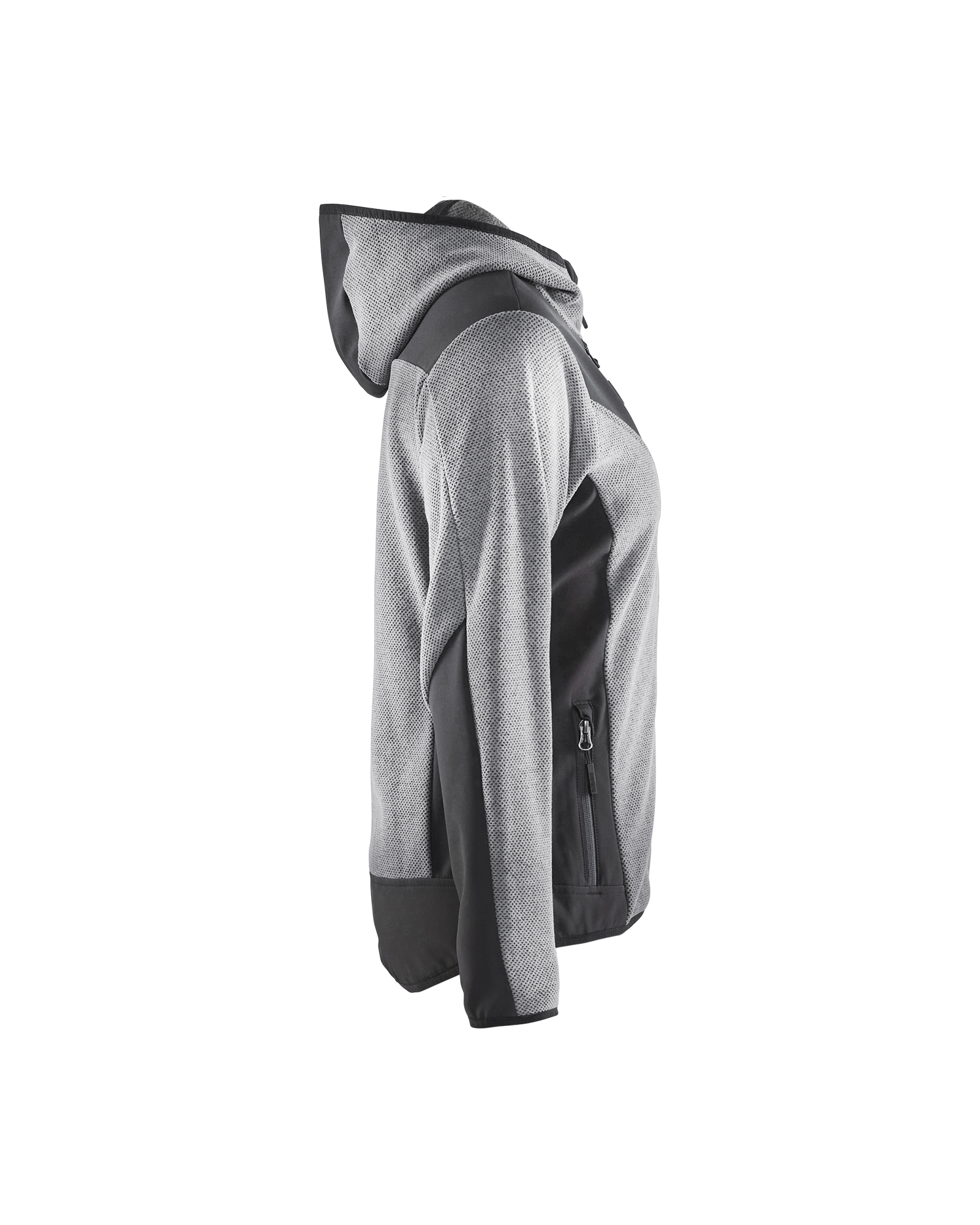 Veste tricotée avec softshell femme 5941 Gris chiné/Noir Blaklader - 594125369099