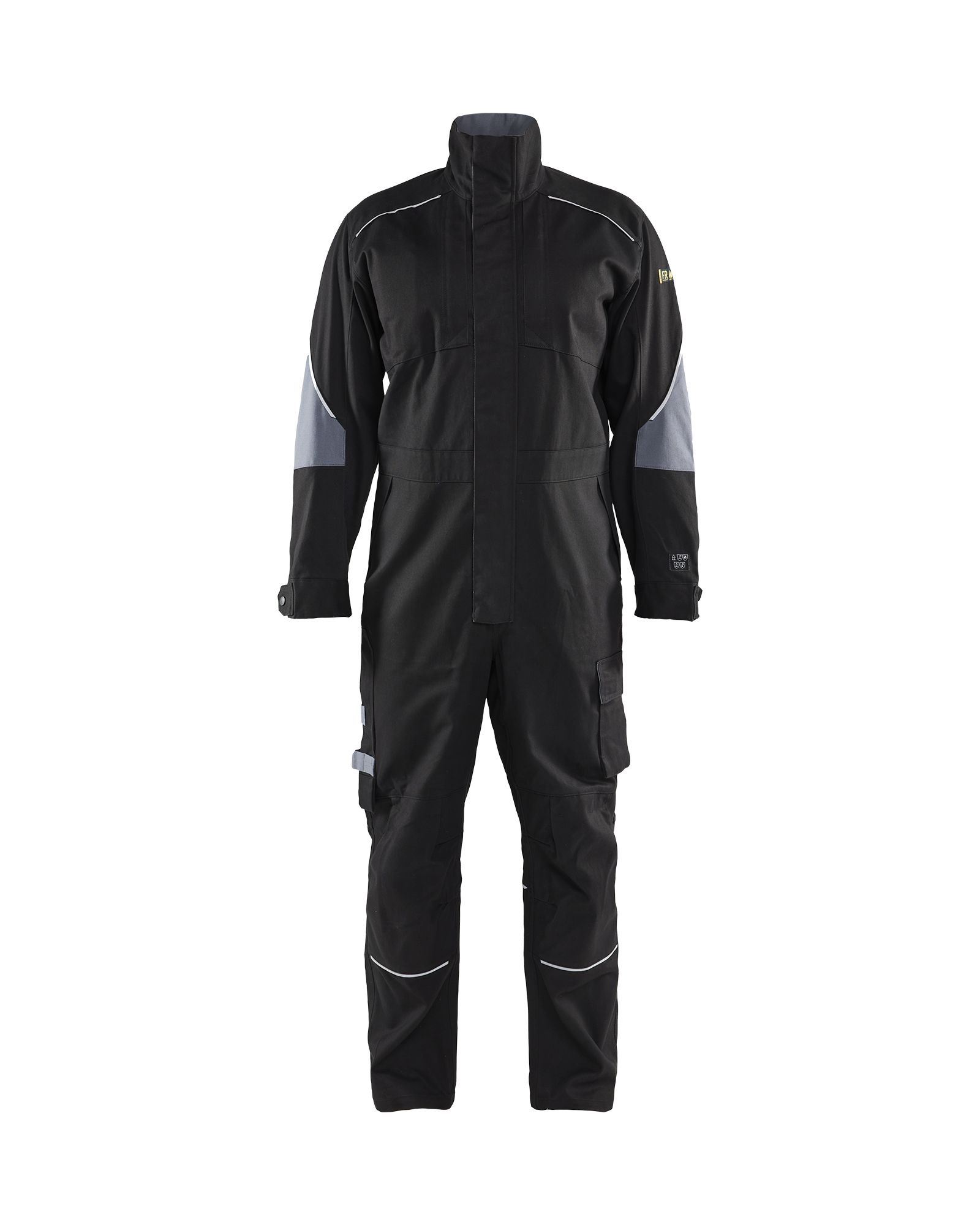 Combinaison manches longues Retardant Flamme 6061 Noir/Gris clair Blaklader - 606115169994C
