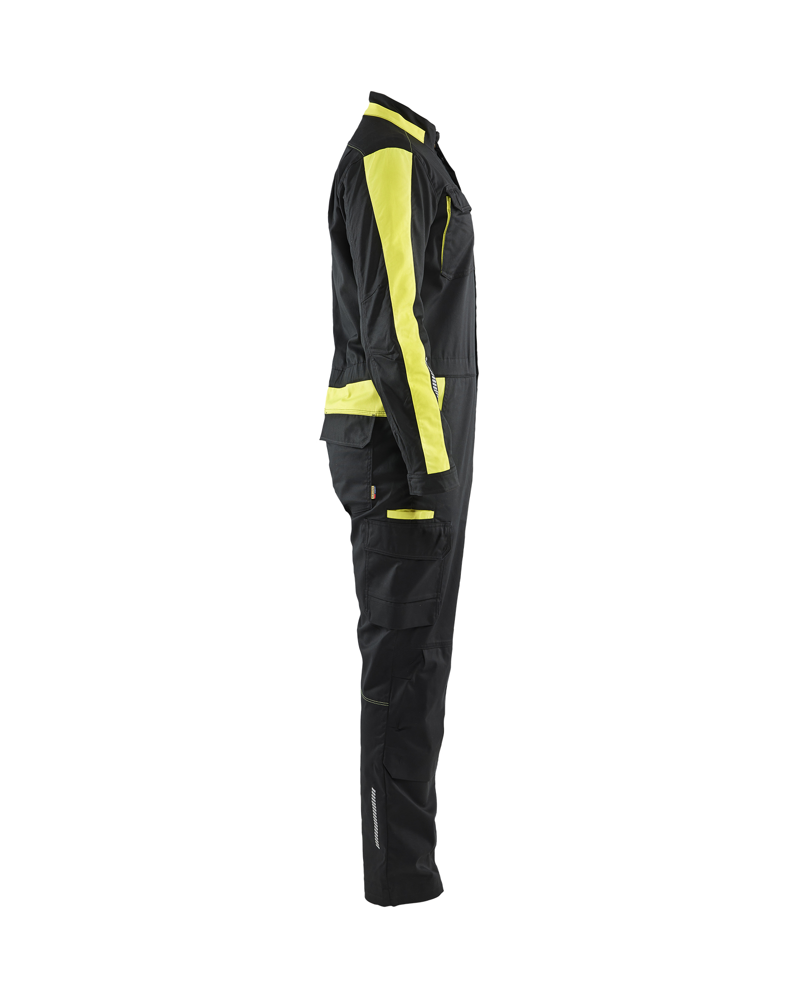 Combinaison industrie stretch 2D 6144 Noir/Jaune fluo Blaklader - 614418329933C