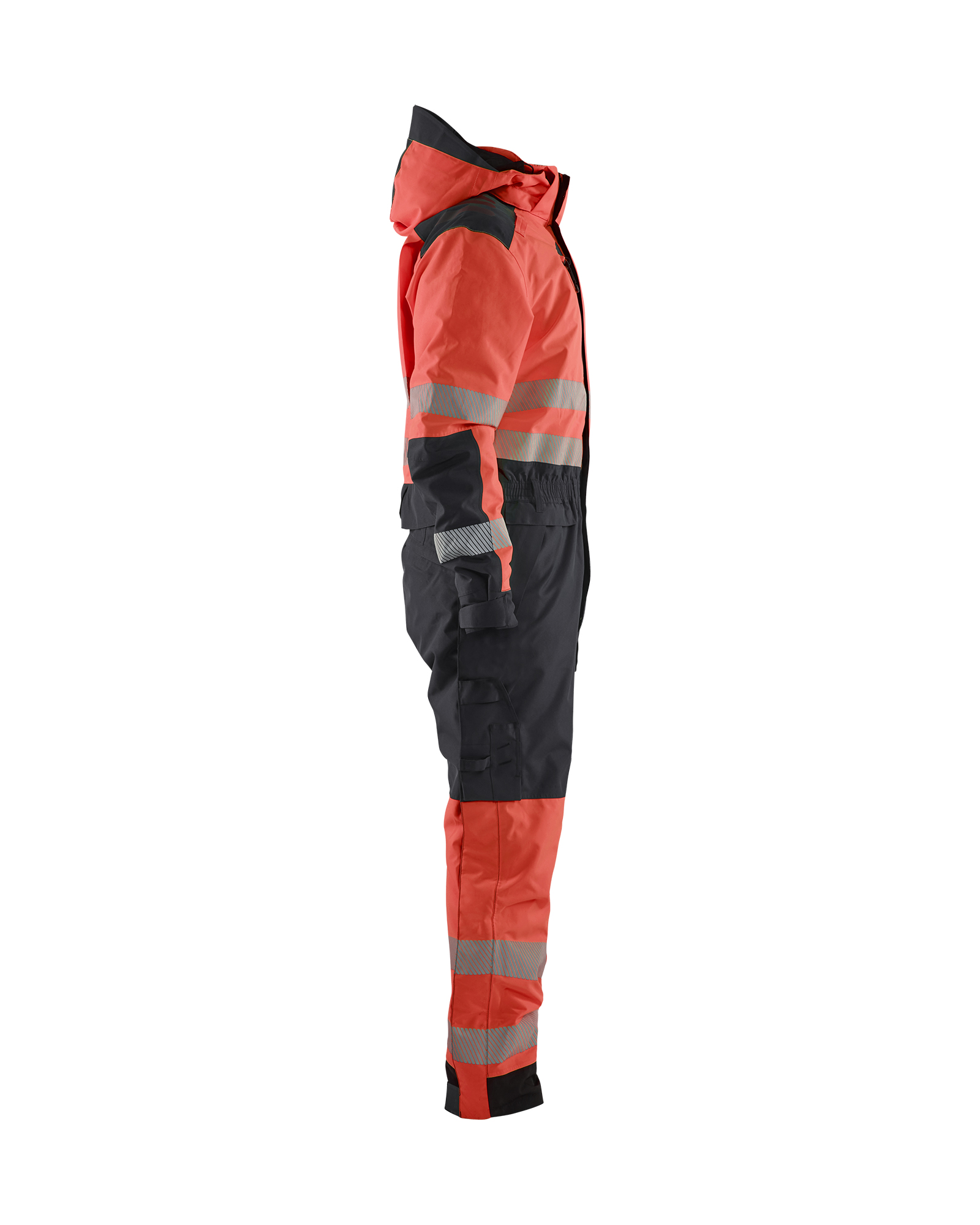 Combinaison hiver haute-visibilité 6725 Rouge fluo/Noir Blaklader - 672519775599