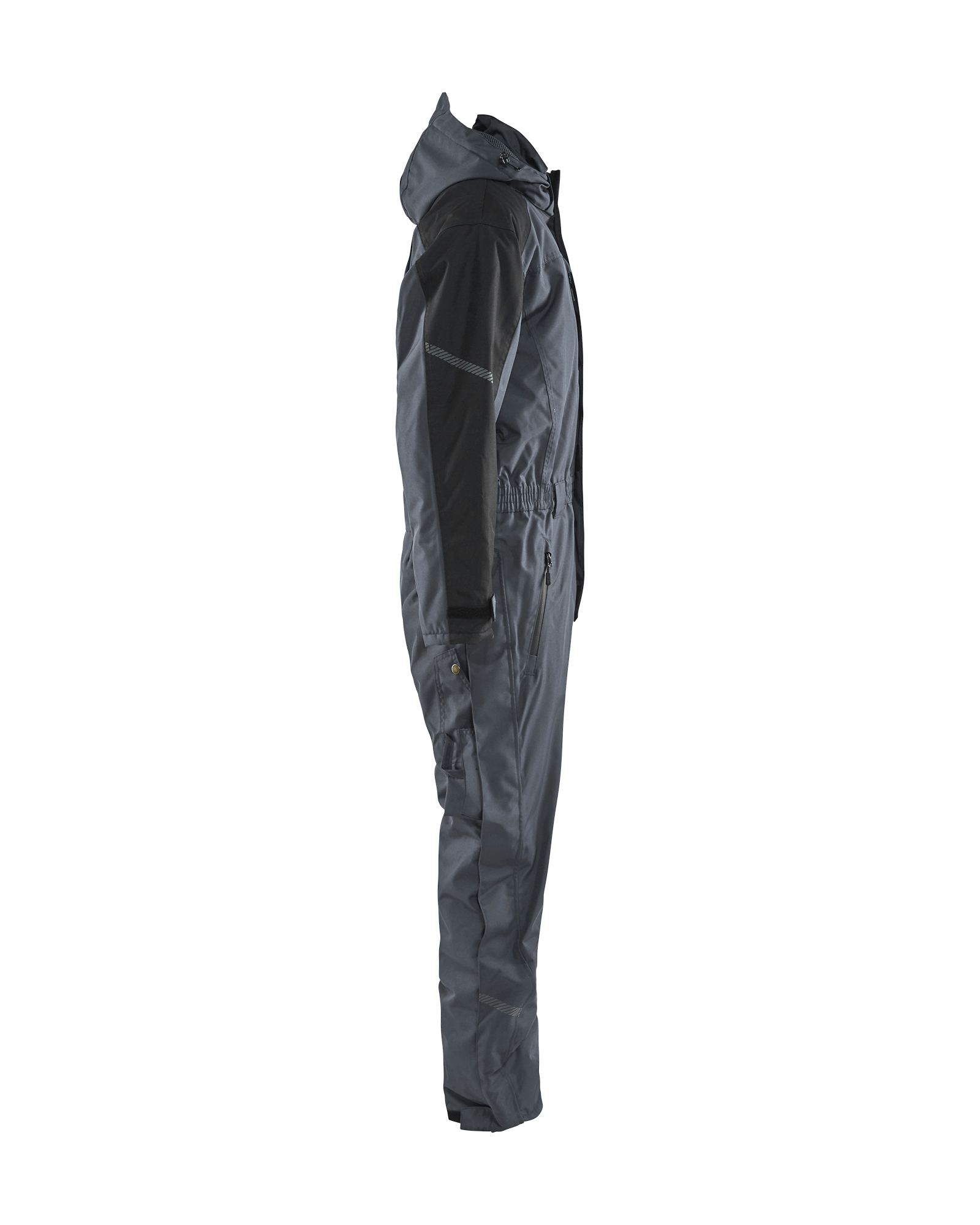 Combinaison hiver manches longues à capuche 6785 Gris clair/Noir Blaklader - 678519779499C