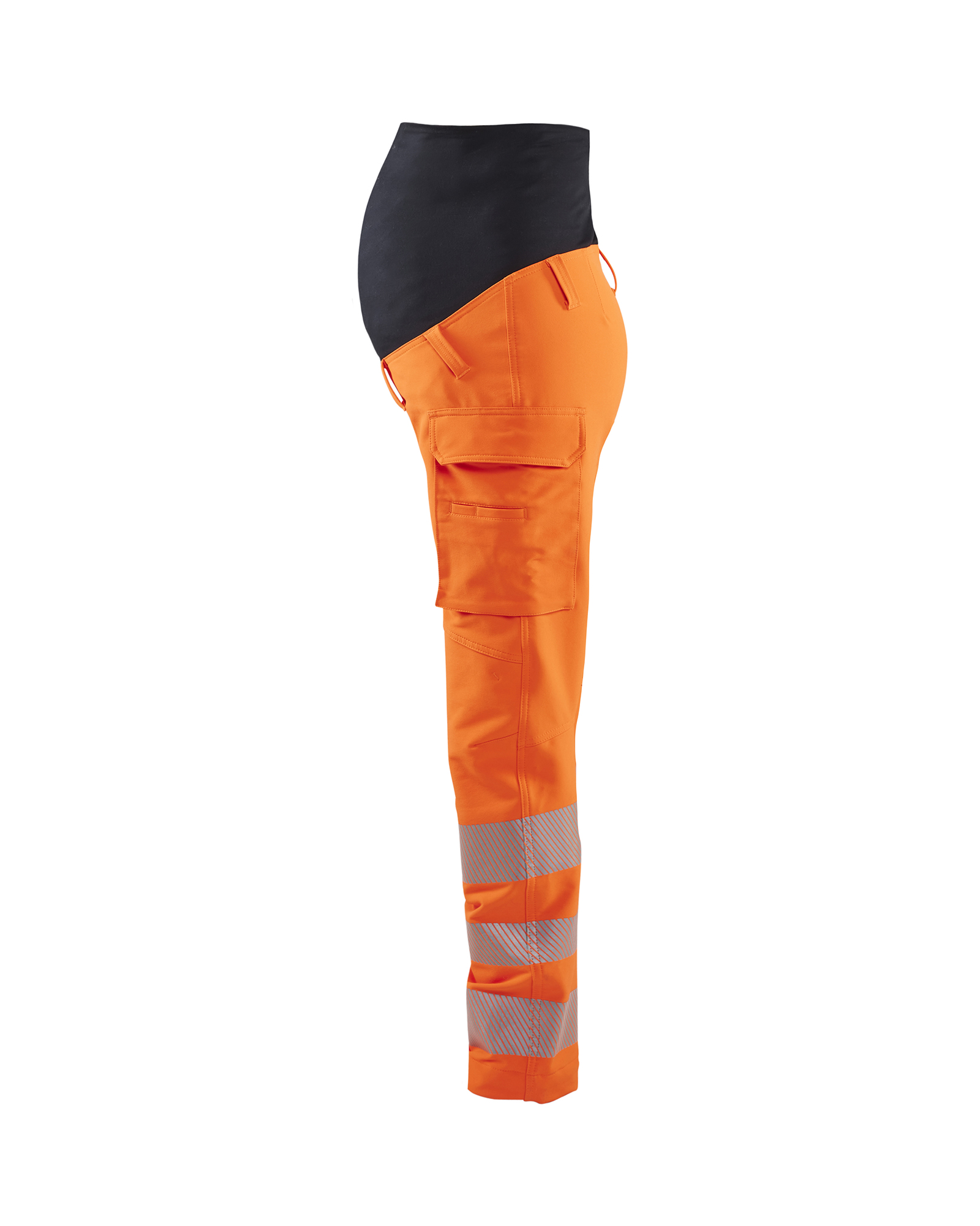 Pantalon de grossesse haute-visibilité stretch 4D 7100 Orange fluo/Noir Blaklader - 710016425399