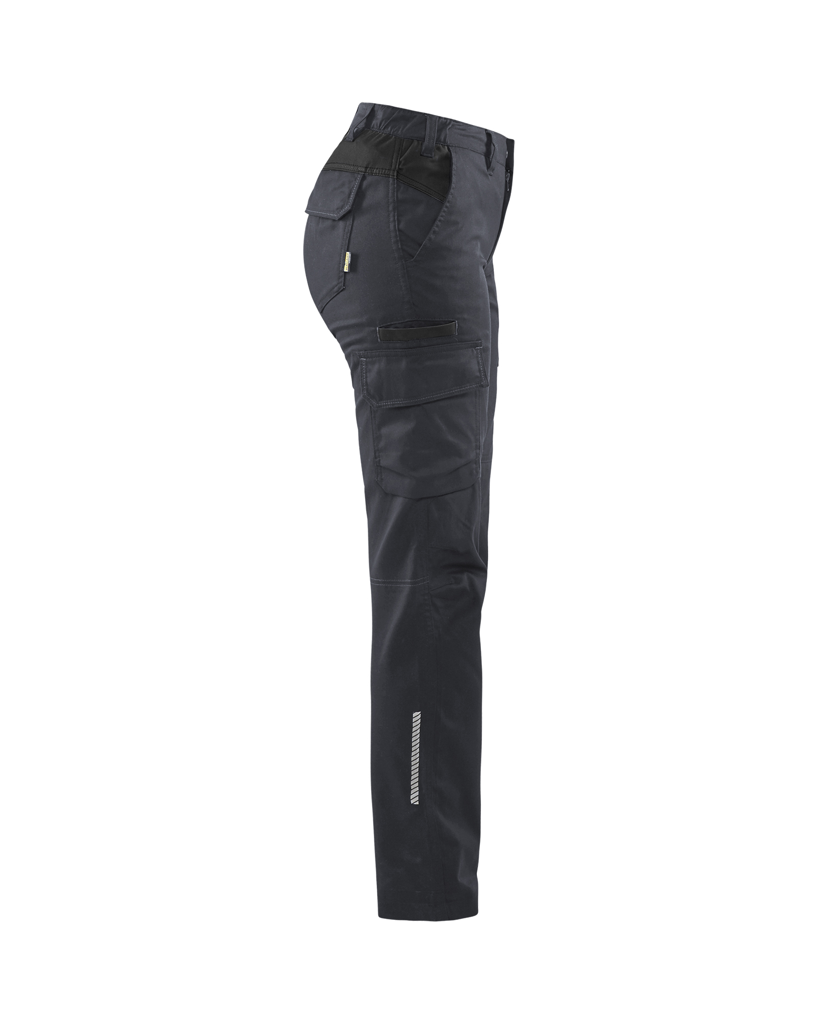 Pantalon industrie stretch 2D Femme 7144 Gris moyen/Noir Blaklader - 714418329699C